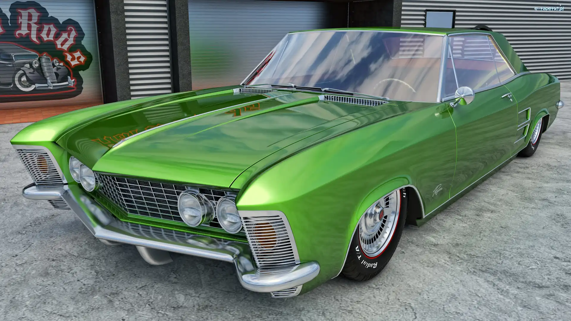 Buick Riviera, Zabytkowy, 1962, Zielony