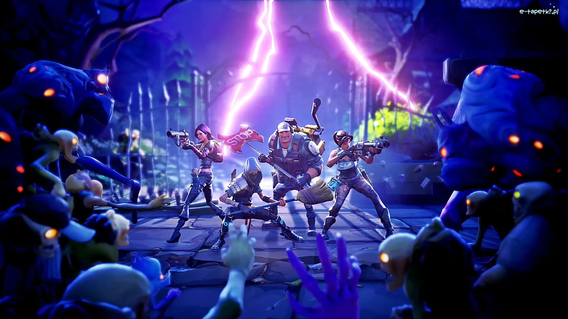 Fortnite, Walka, Postacie, Gra