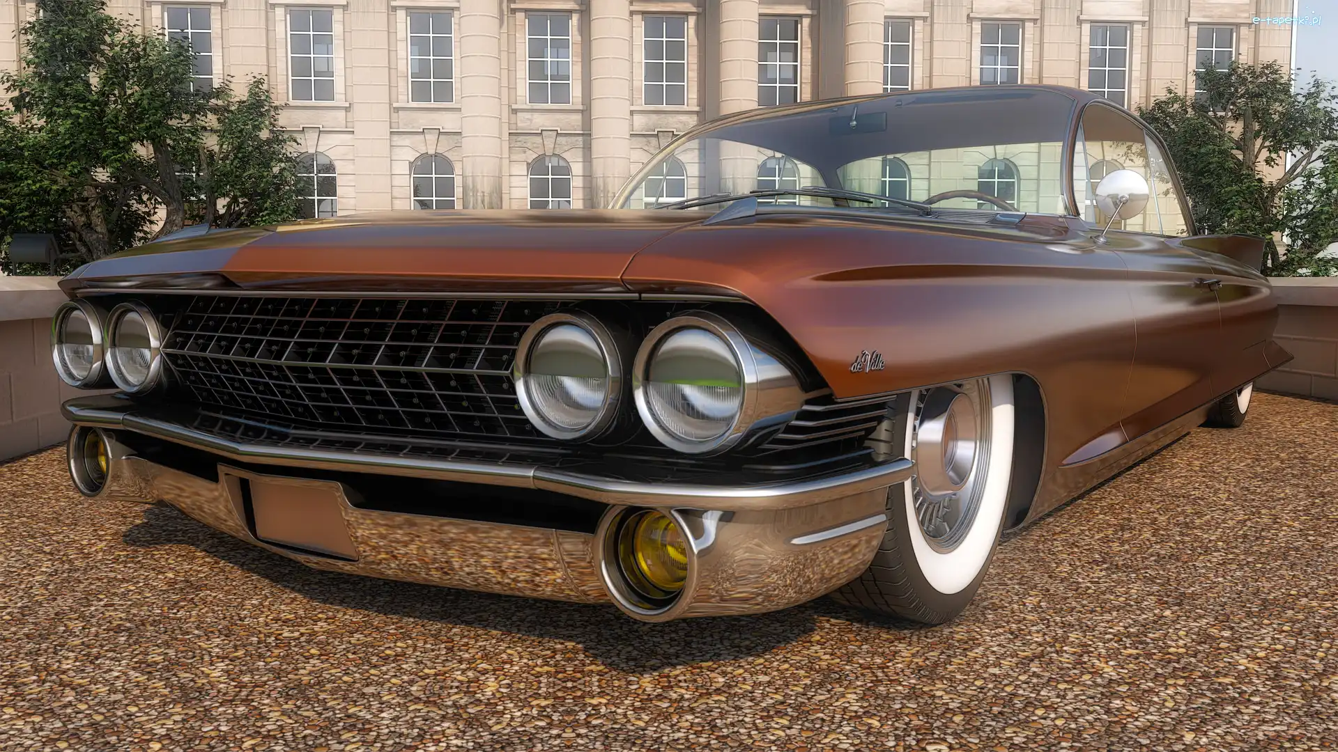 Zabytkowy, 1961, Cadillac Coupe DeVille