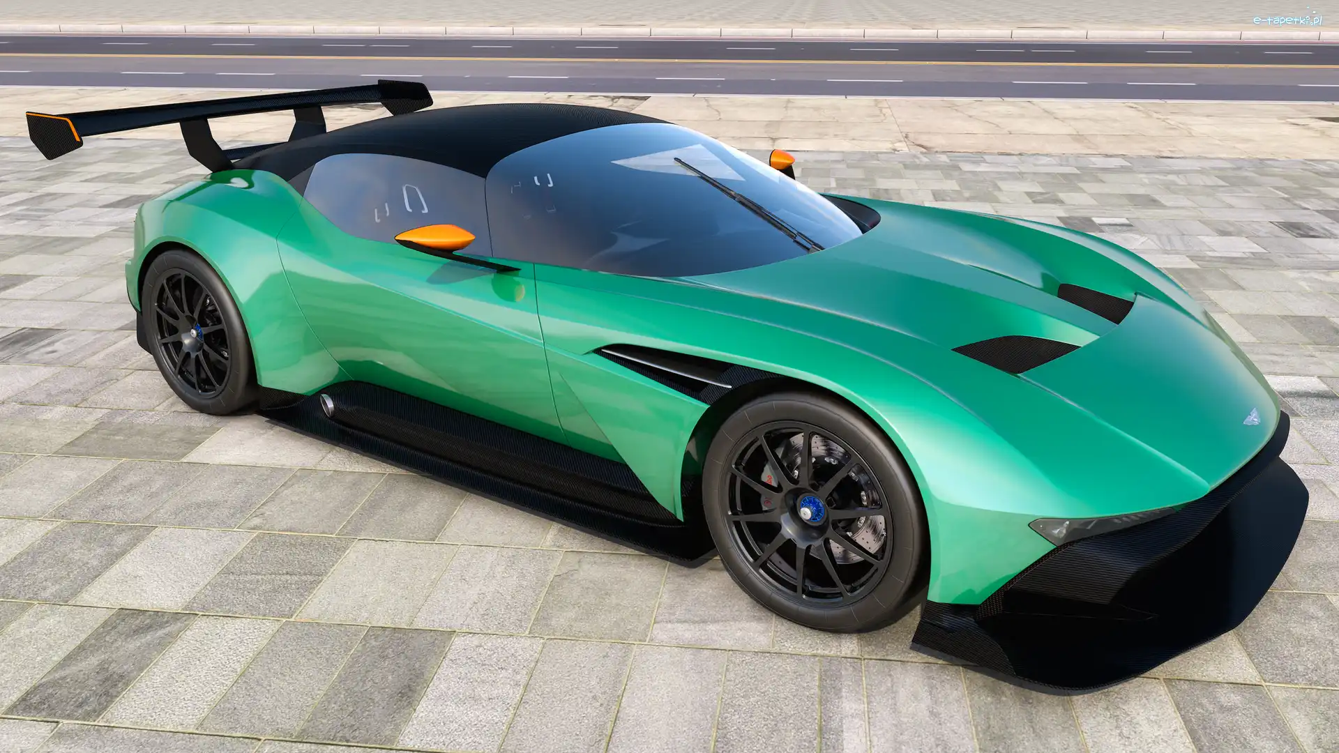 2016, Aston Martin Vulcan, Zielony