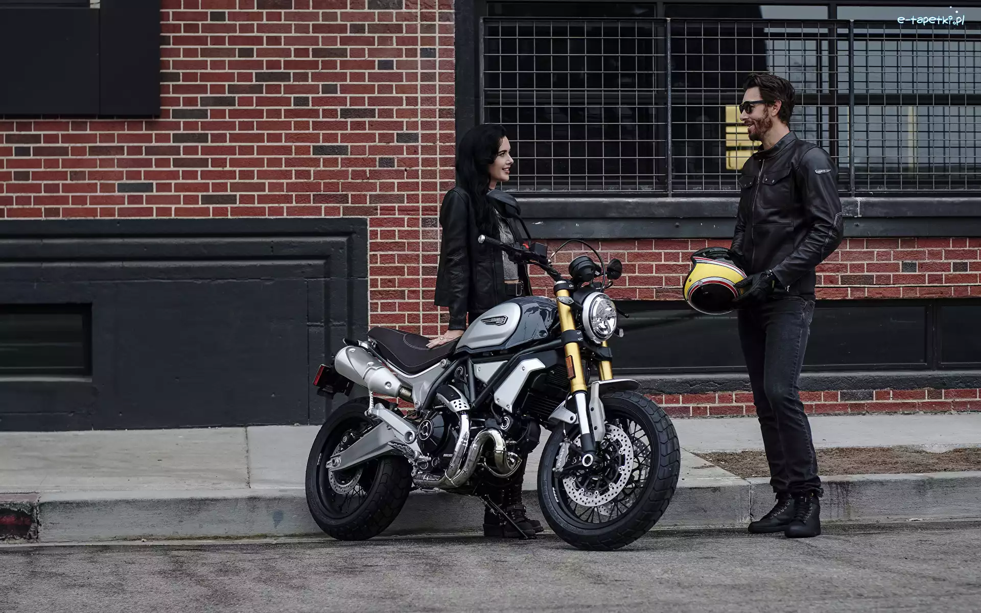 Kobieta, Motor, Mężczyzna, 2018, Ducati Scrambler 1100 Special