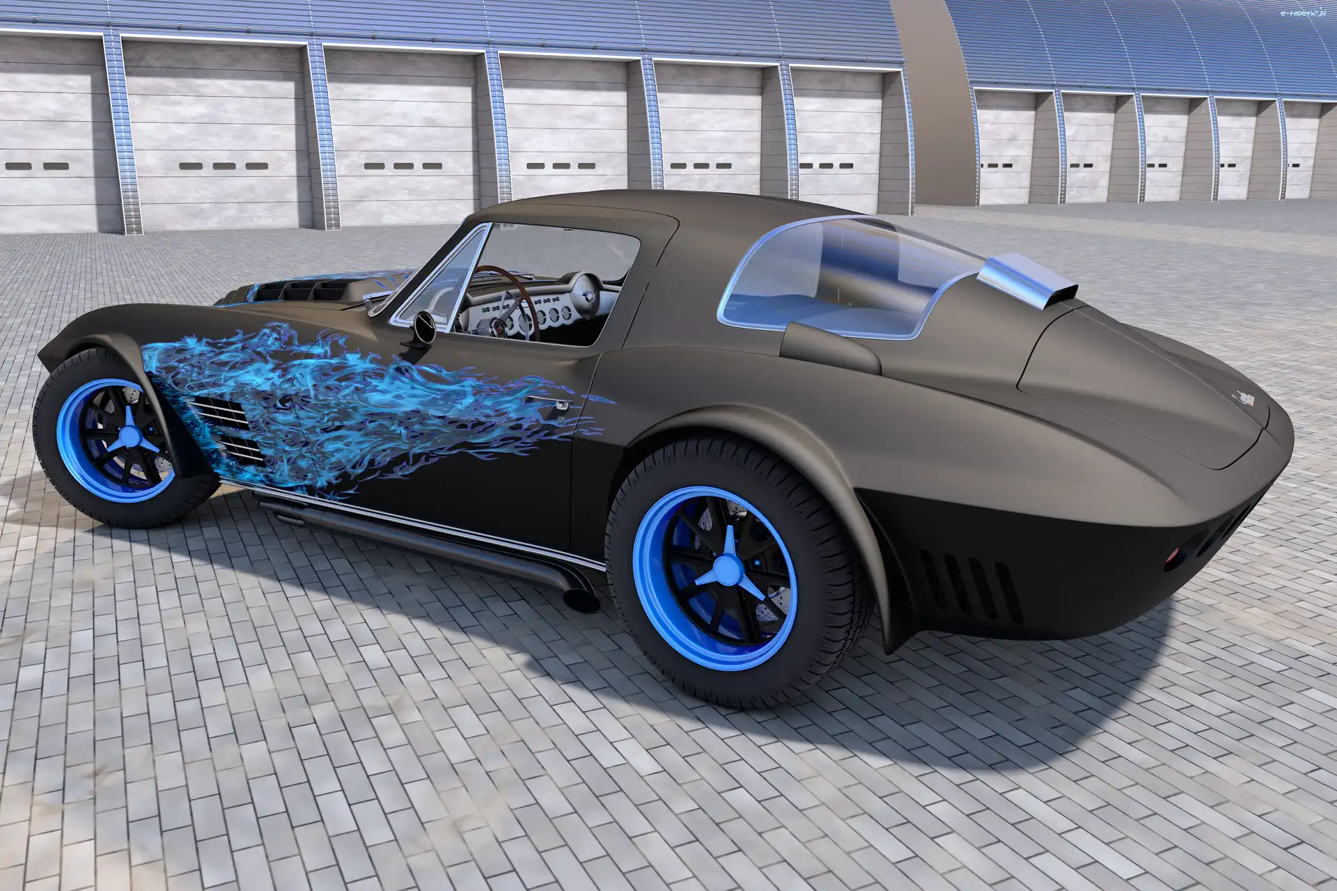 1964, Bok, Zabytkowy, Chevrolet Corvette Grand Sport