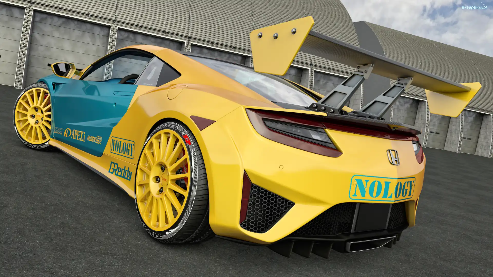 2016, Honda NSX, Żółta