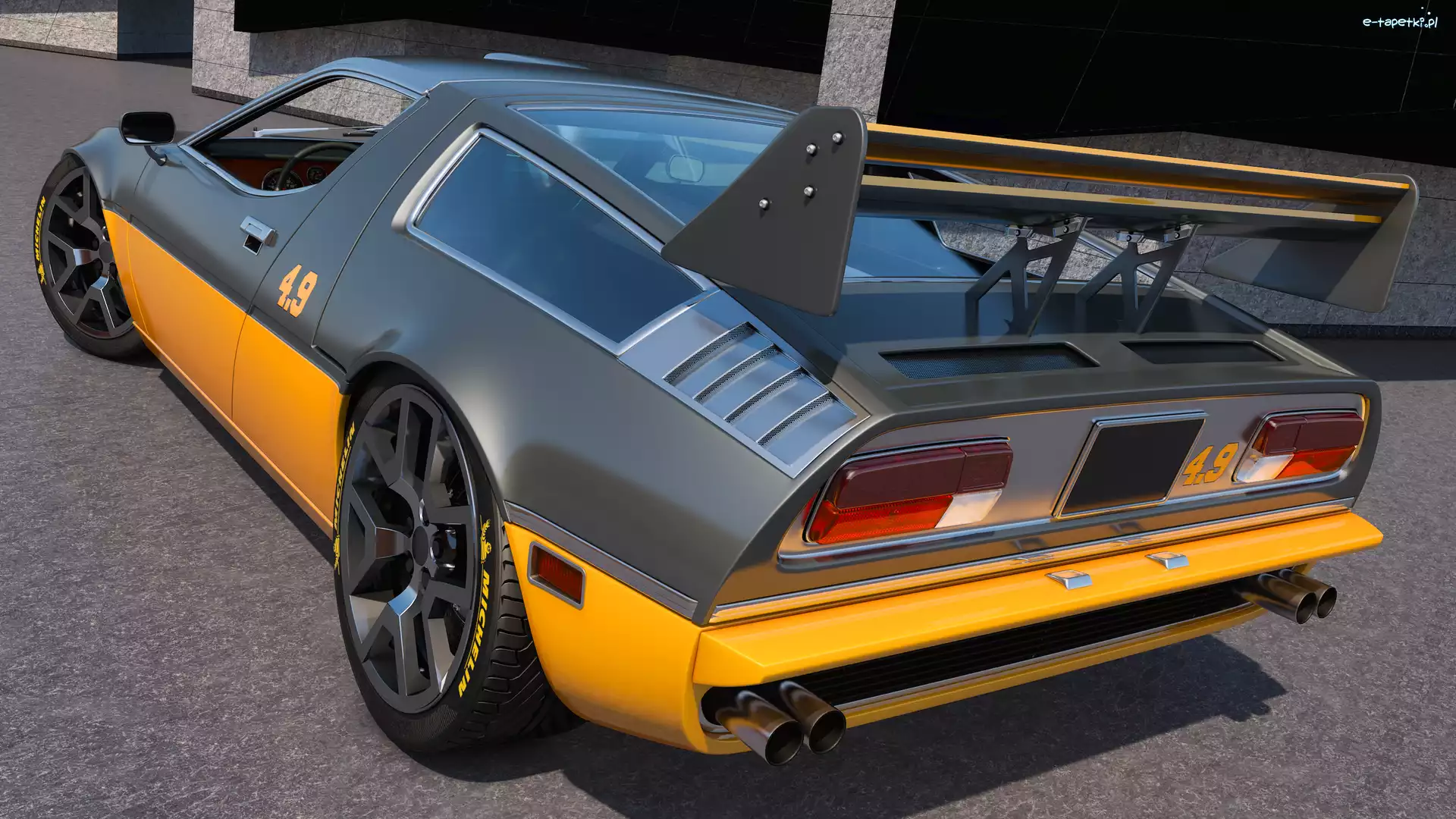 Tył, Maserati Bora