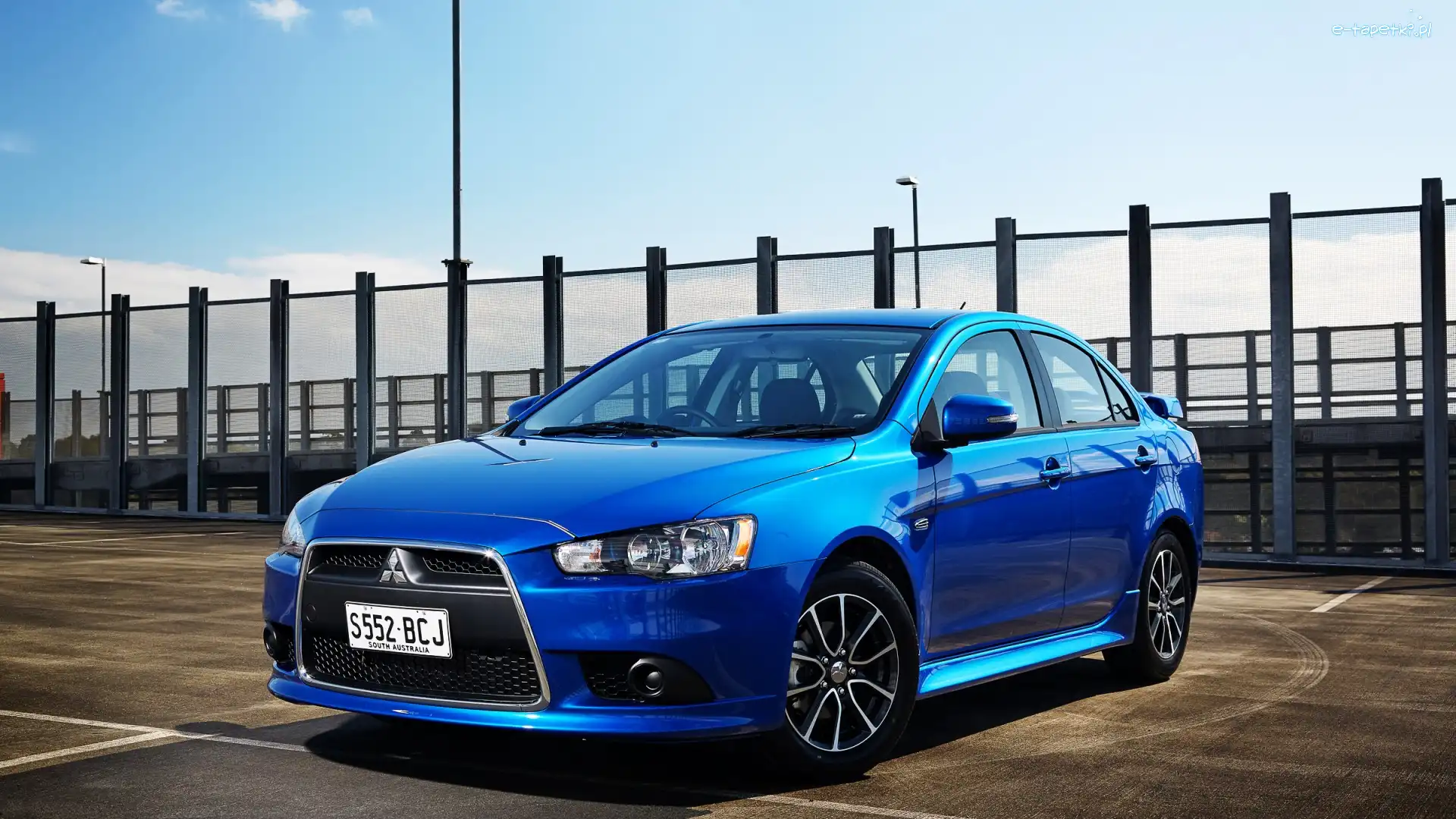2014, Mitsubishi Lancer ES Sport, Niebieski