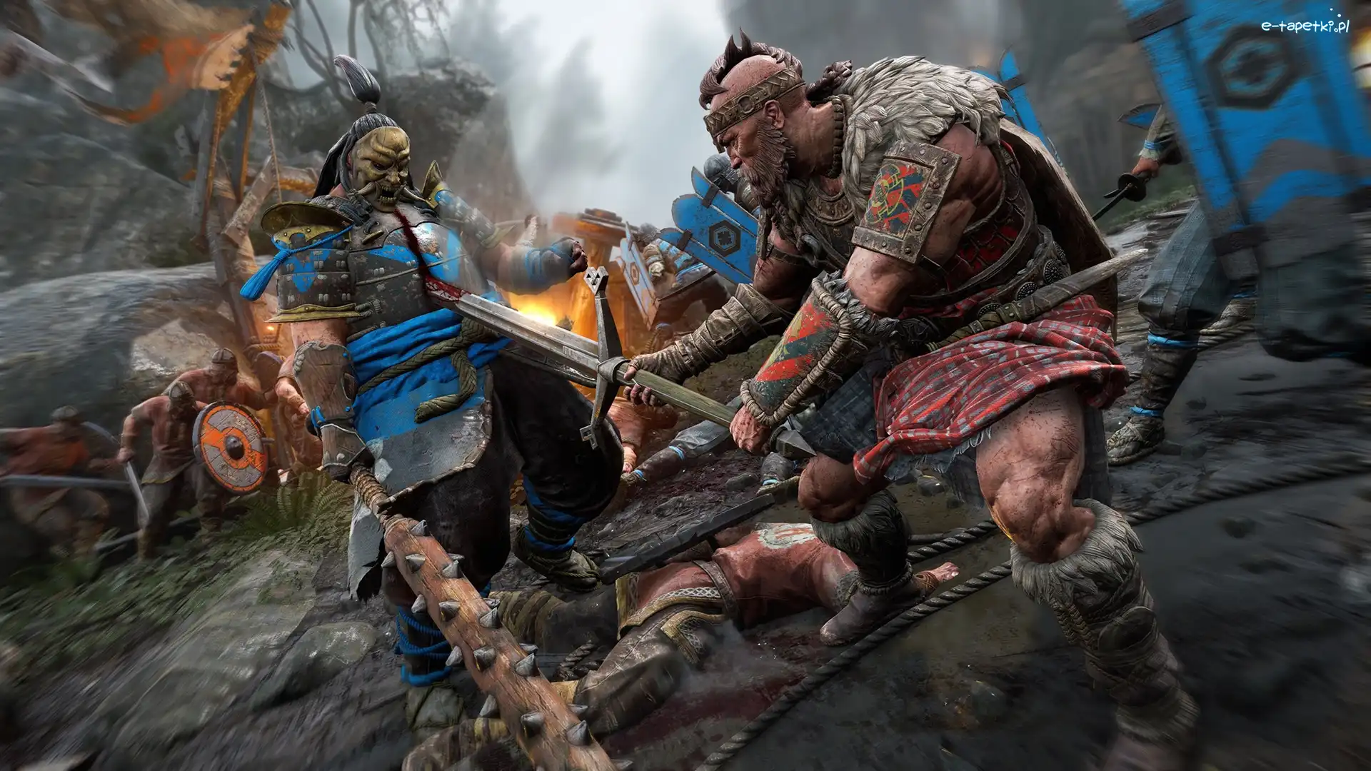 Broń, Shugoki, Wiking, Samuraj, For Honor, Bitwa, Gaidheil