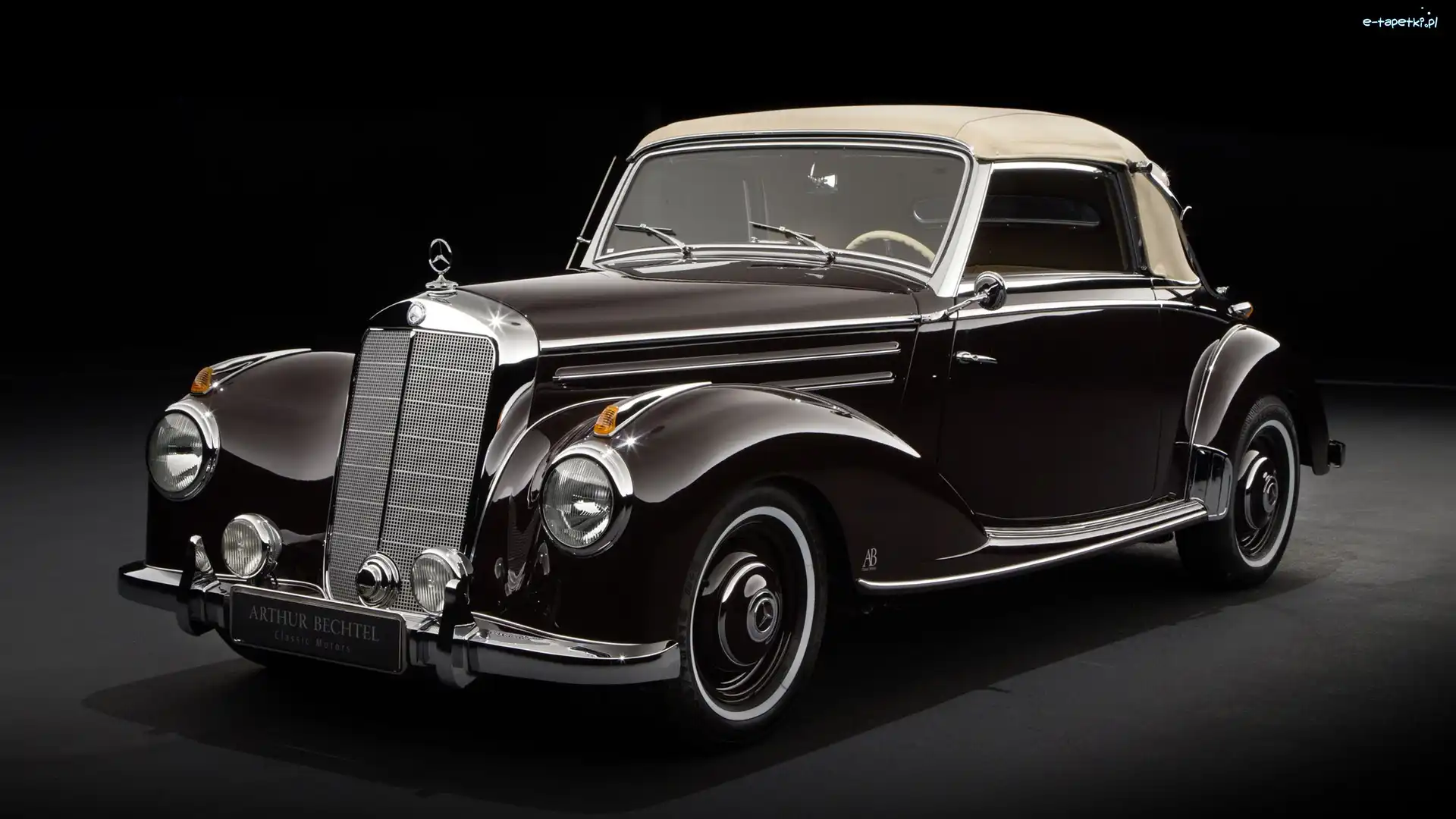 Mercedes-Benz 220, Cabriolet A, W187, Zabytkowy, 1953