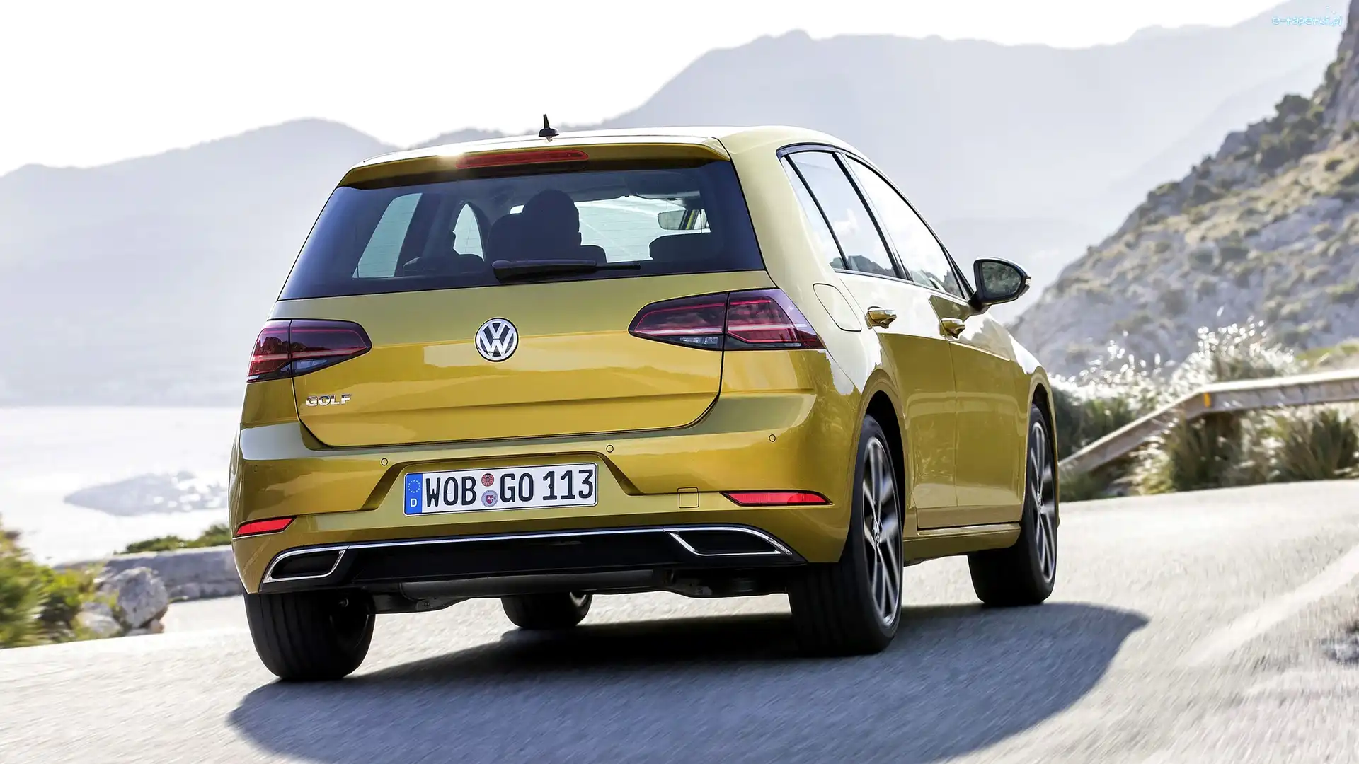 Tył, 2017, Volkswagen Golf 7 Facelift