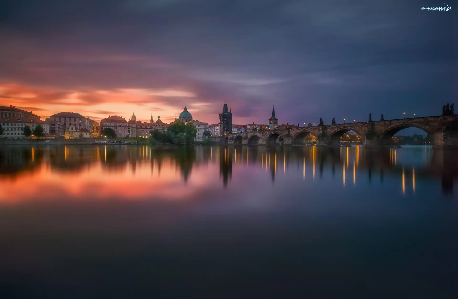 Praga, Most Karola, Rzeka Wełtawa, Czechy