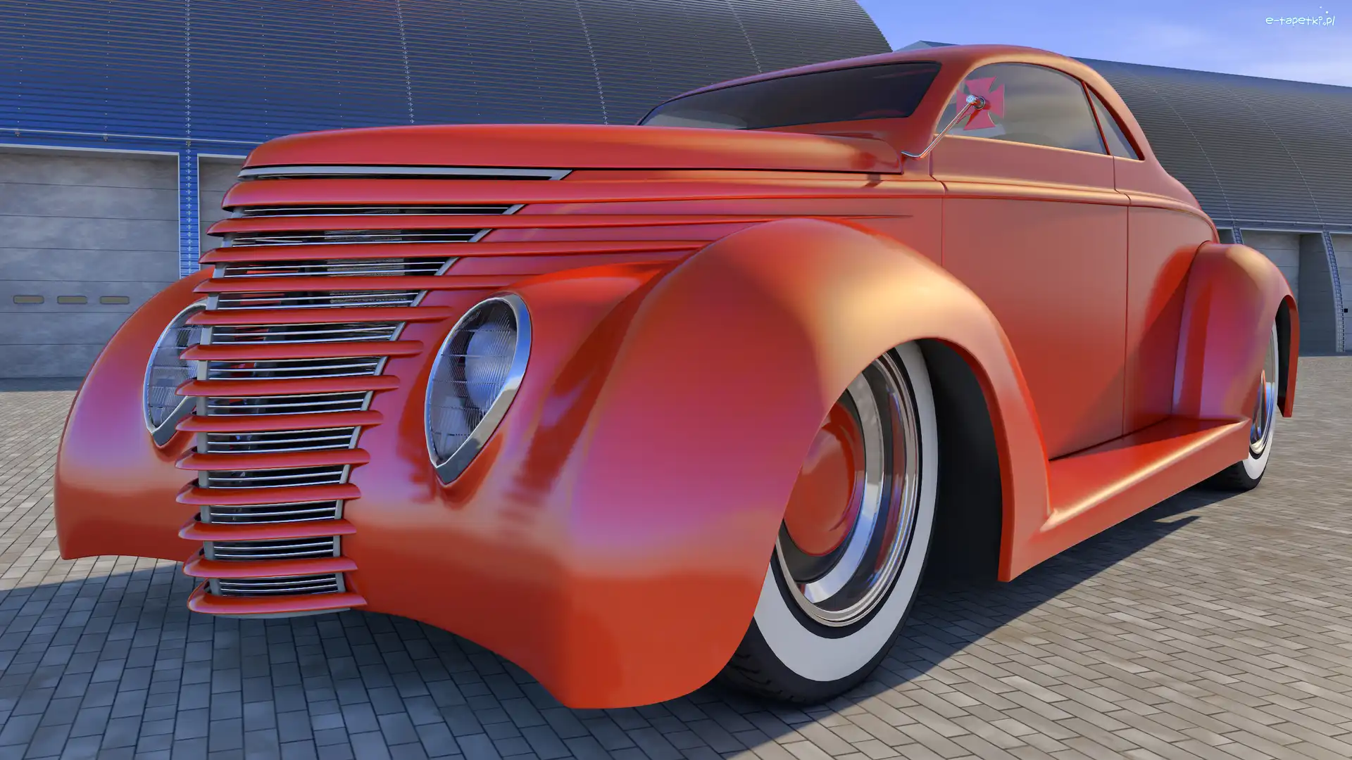 1938, 3D, Zabytkowy, Ford Street Rod