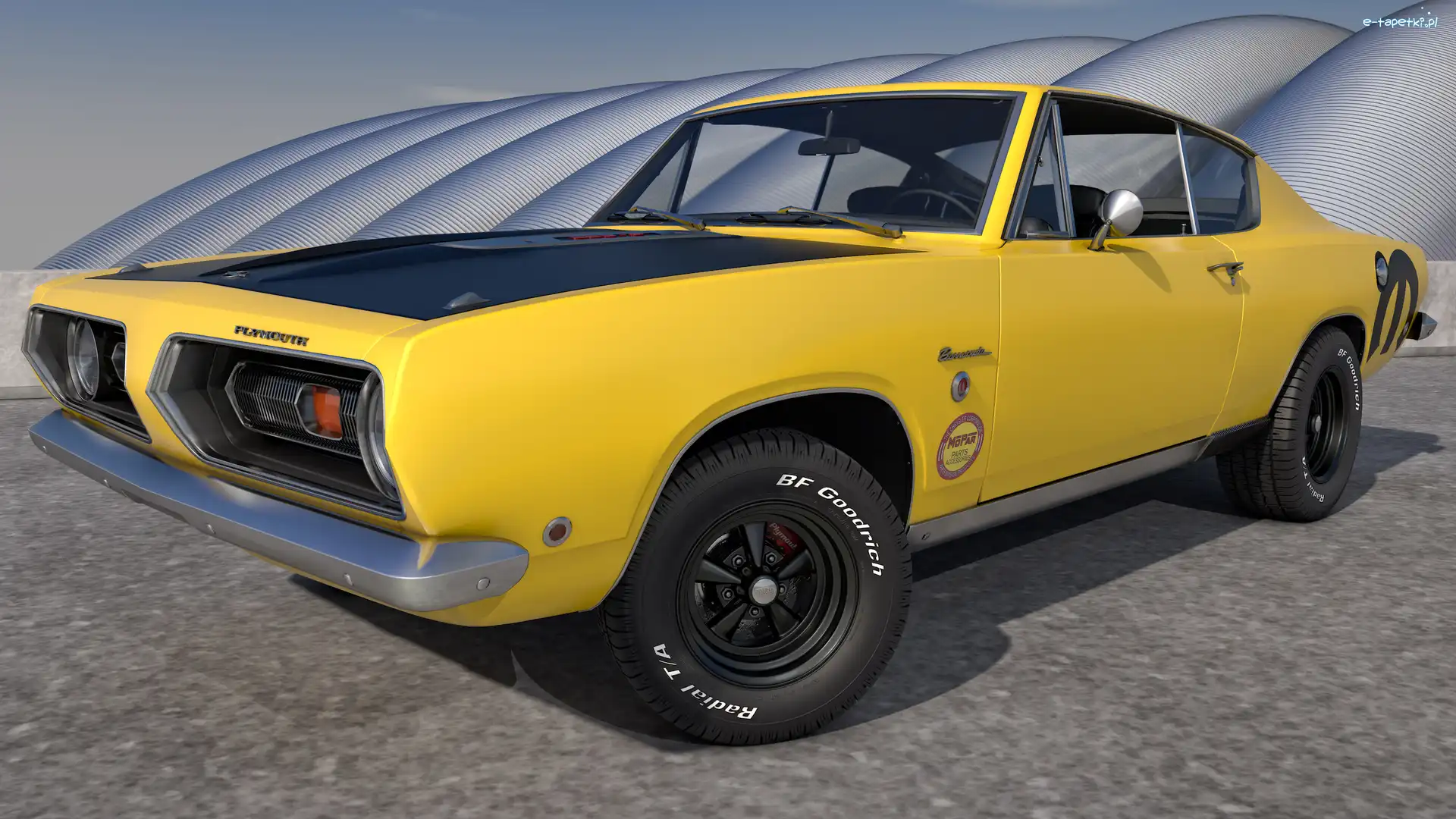 1968, 3D, Zabytkowy, Plymouth Barracuda