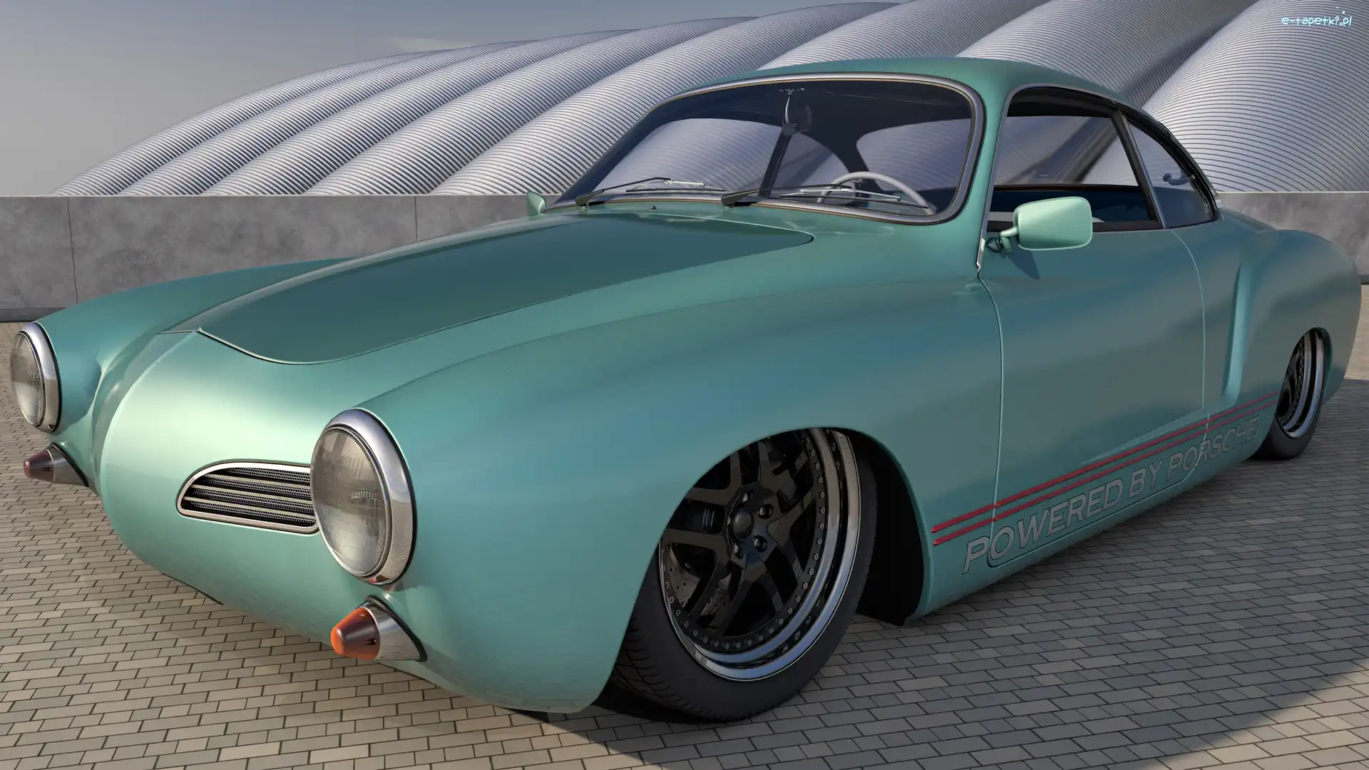 1967, 3D, Zabytkowy, Volkswagen Karmann Ghia