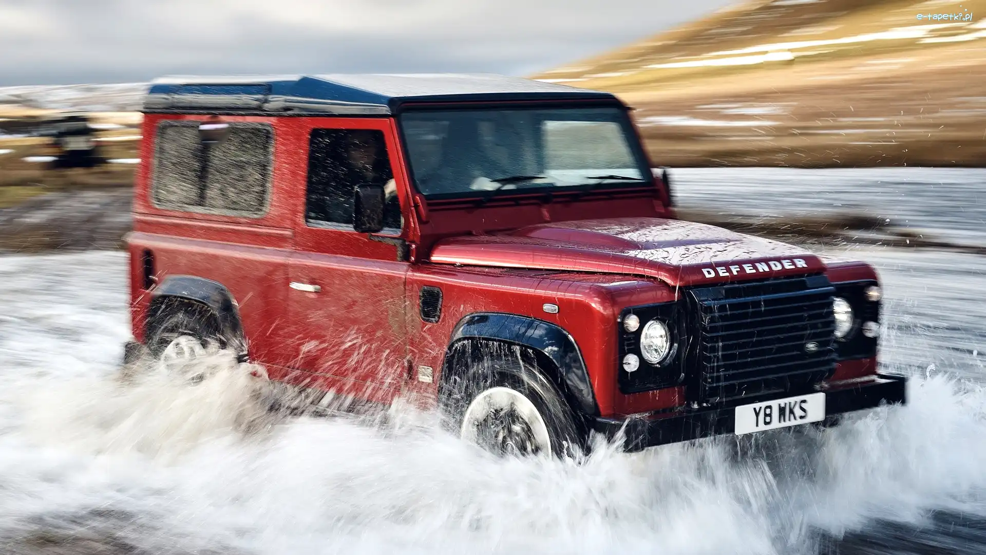 2018, Woda, Rozbryzgująca, Land Rover Defender Works V8