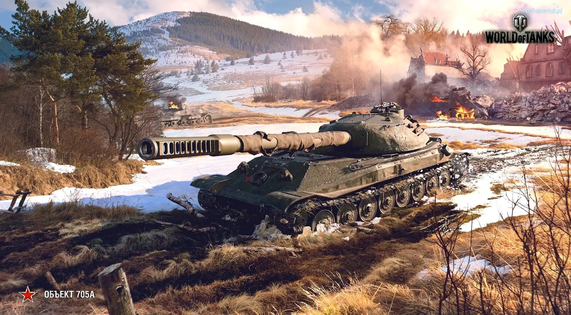 Gra, Radziecki, World of Tanks, Object 705A, Czołg