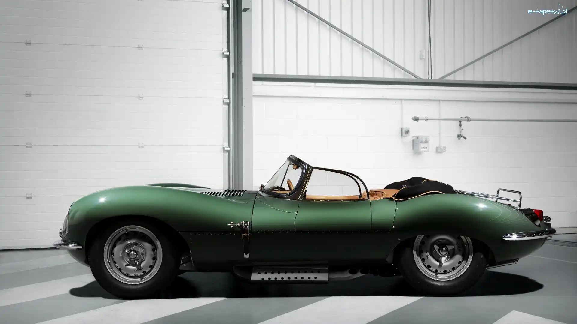 Jaguar XKSS, Zabytkowy, 1957, Zielony