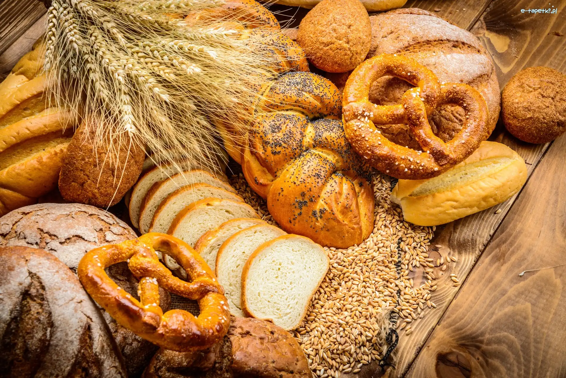 Pieczywo, Chleb, Bułki, Zboże, Kłosy