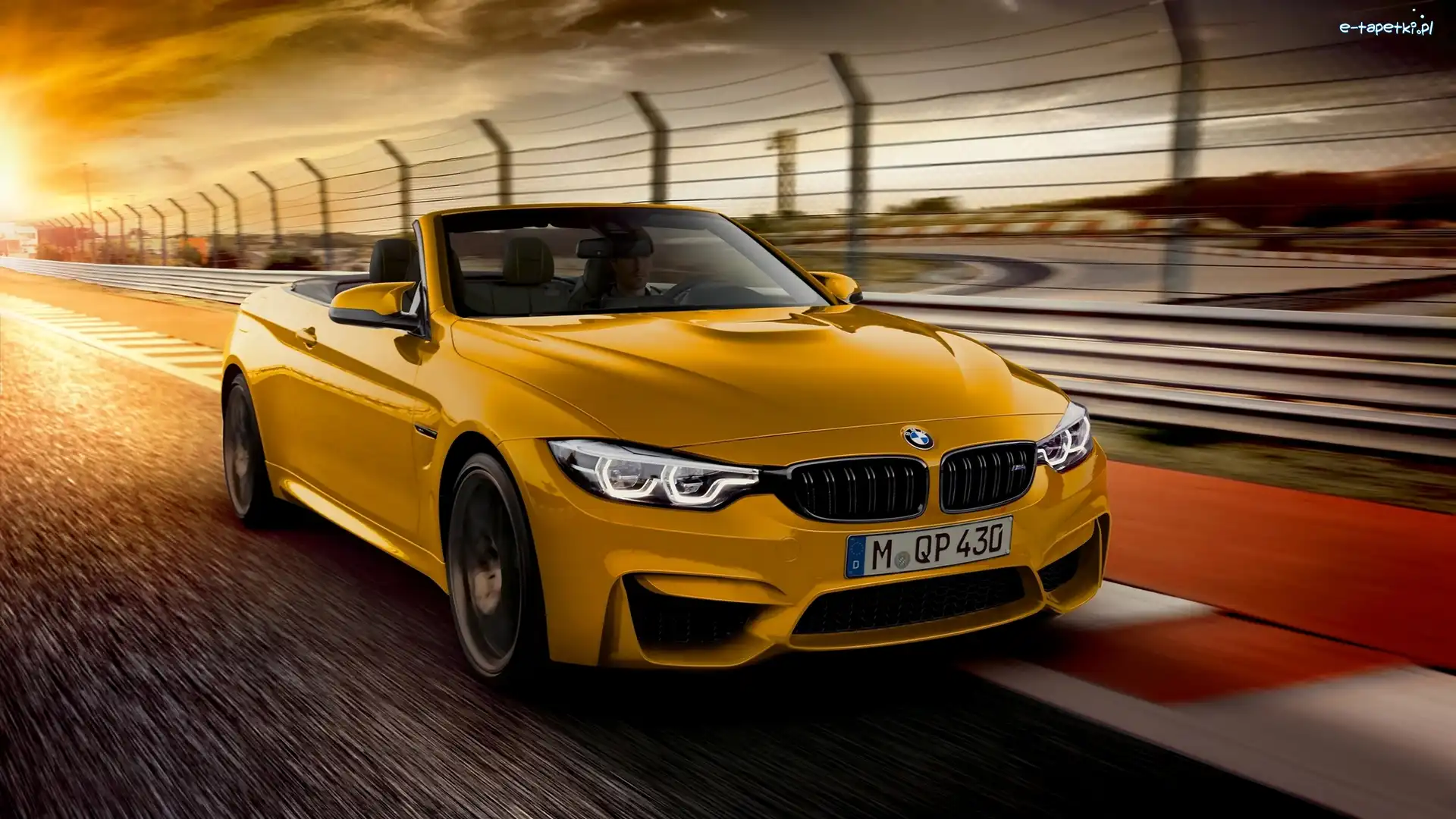 BMW M4 Cabrio, Żółte