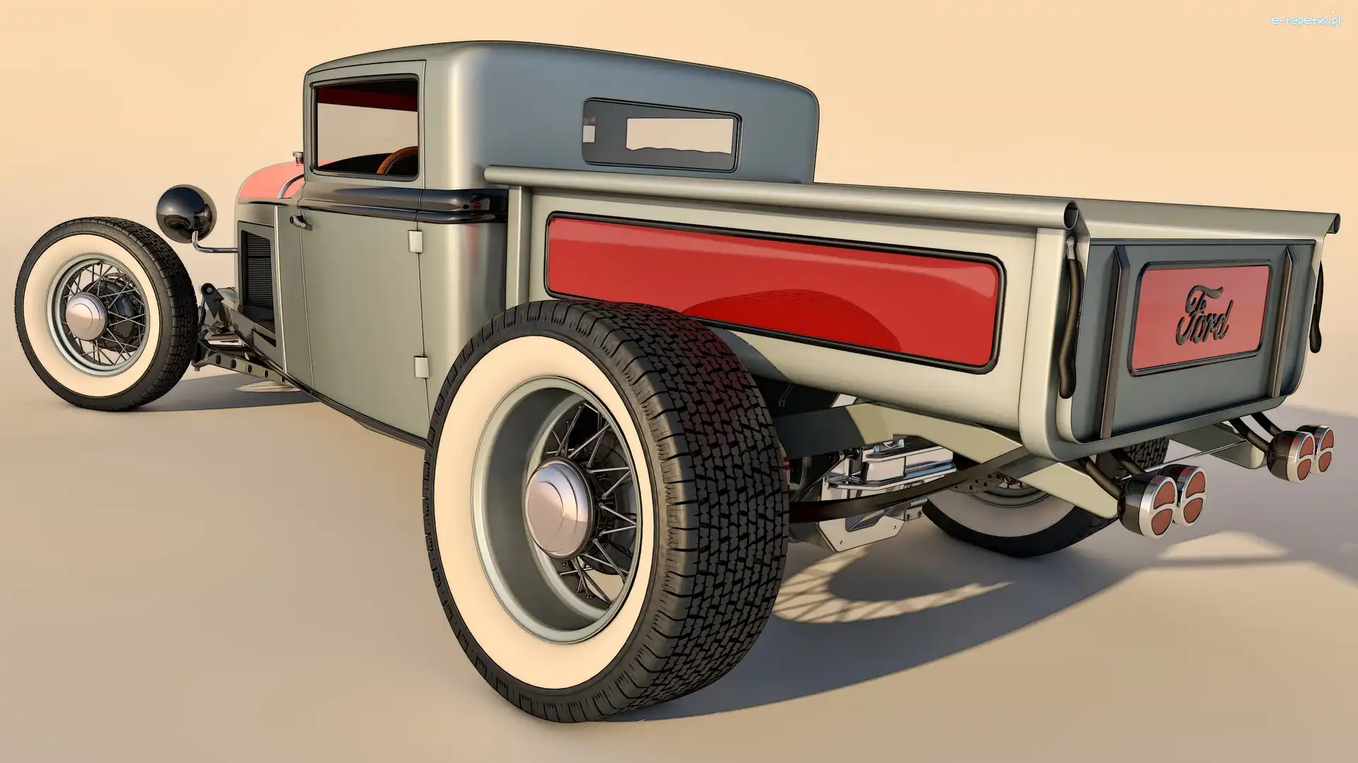 1930, Ford Model A Pickup Rod, Zabytkowy