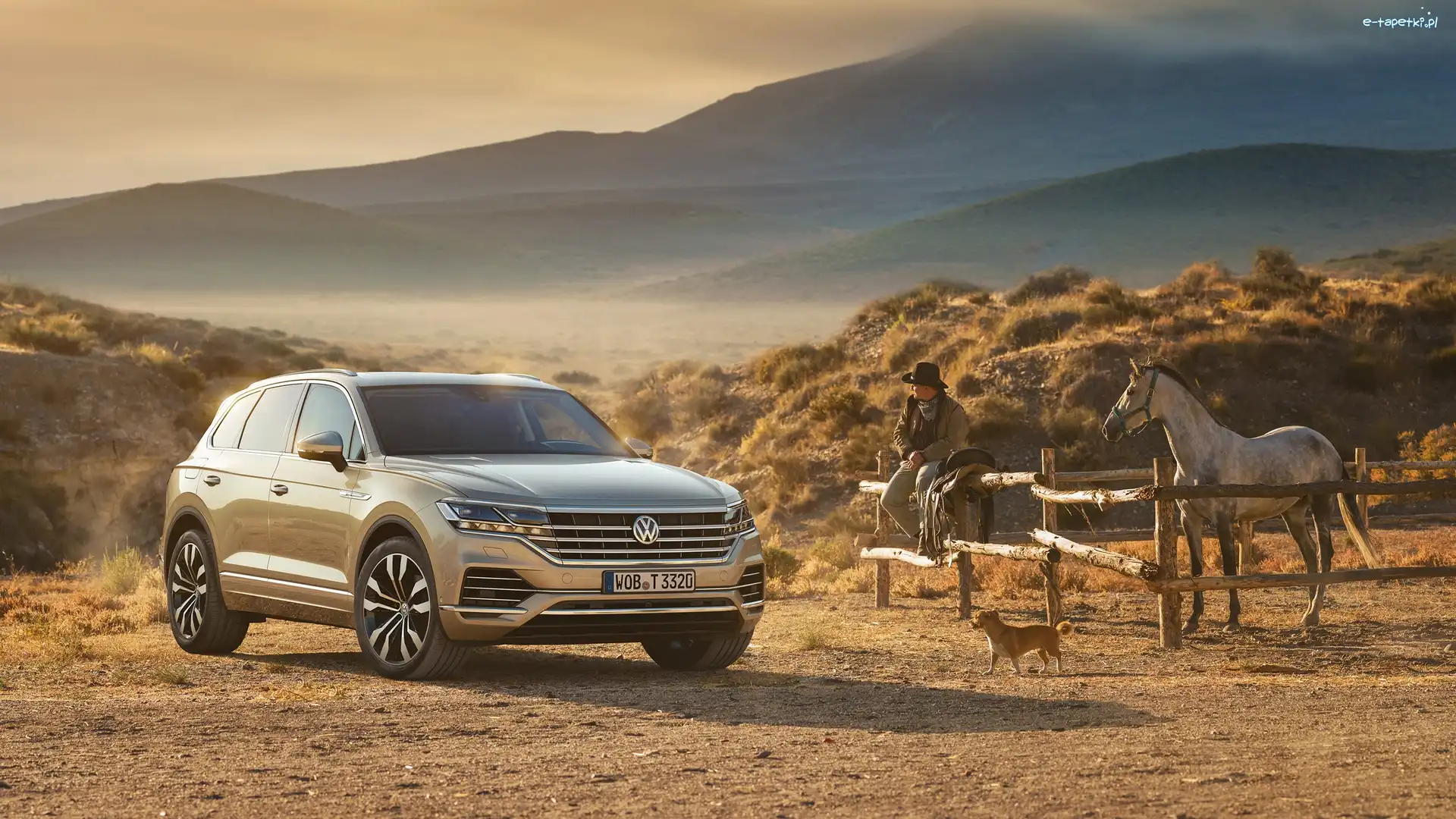 Ranczo, Koń, Volkswagen Touareg
