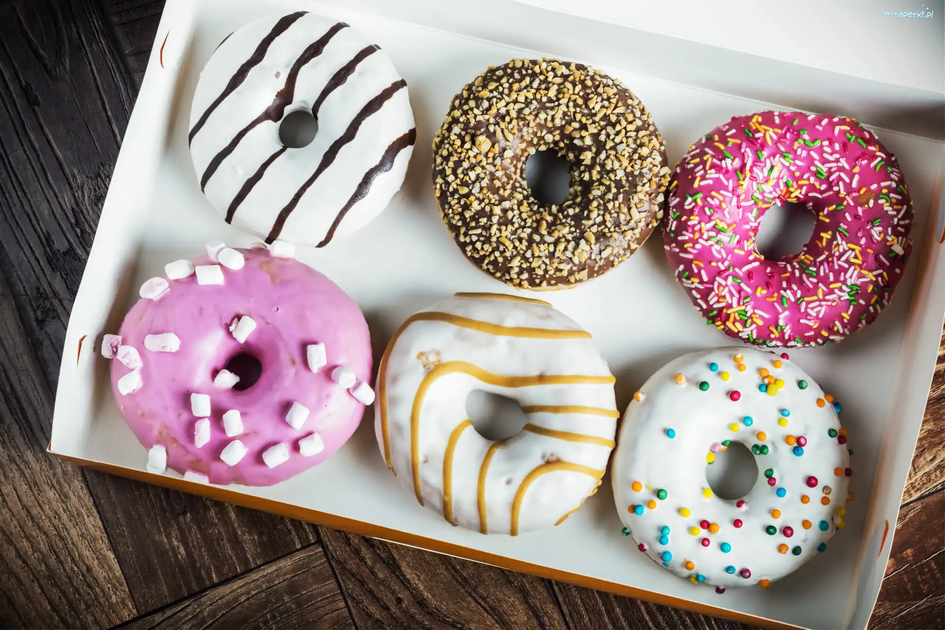 Pudełko, Donuty, Pączki