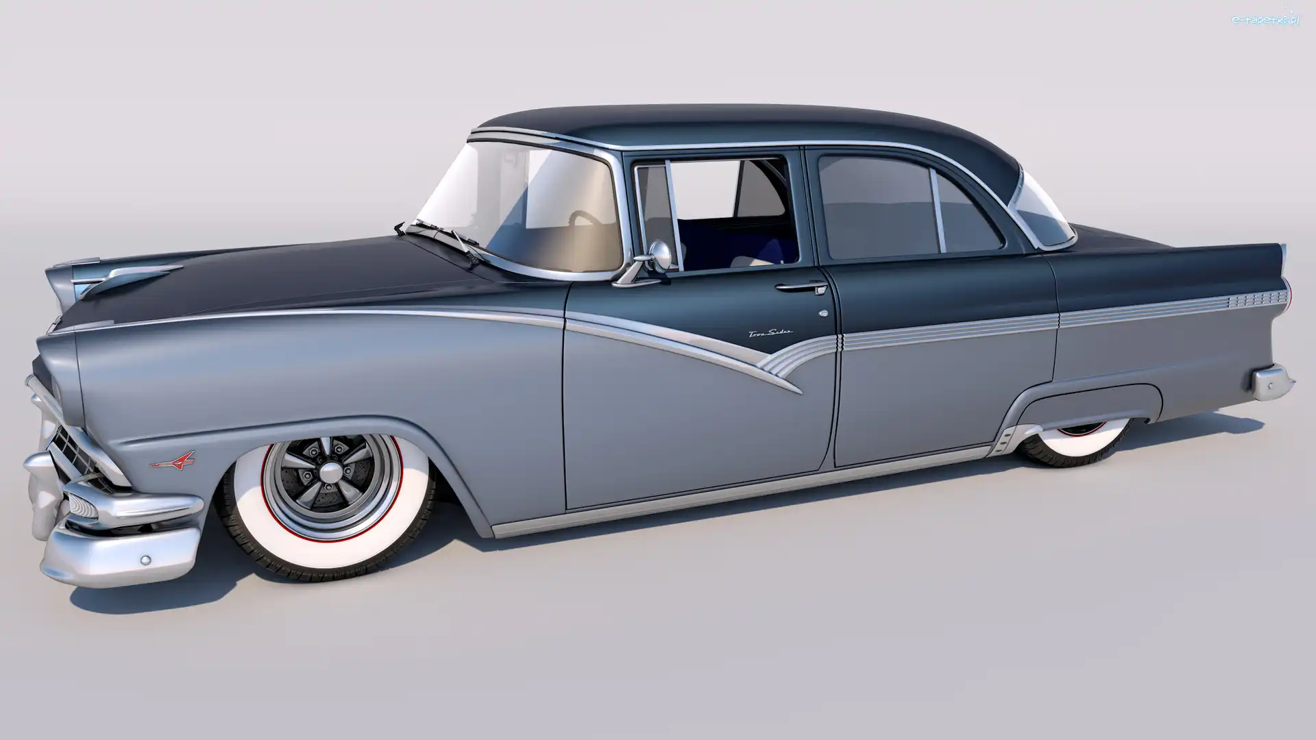1956, Zabytkowy, Ford Fairlane Town Sedan