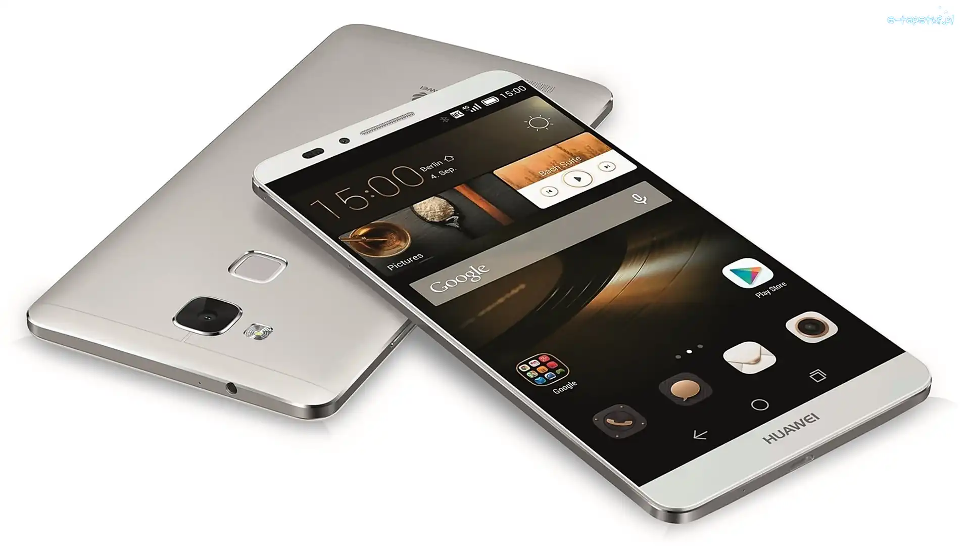 Smartfon, Srebrny, Huawei Mate 8, Telefon