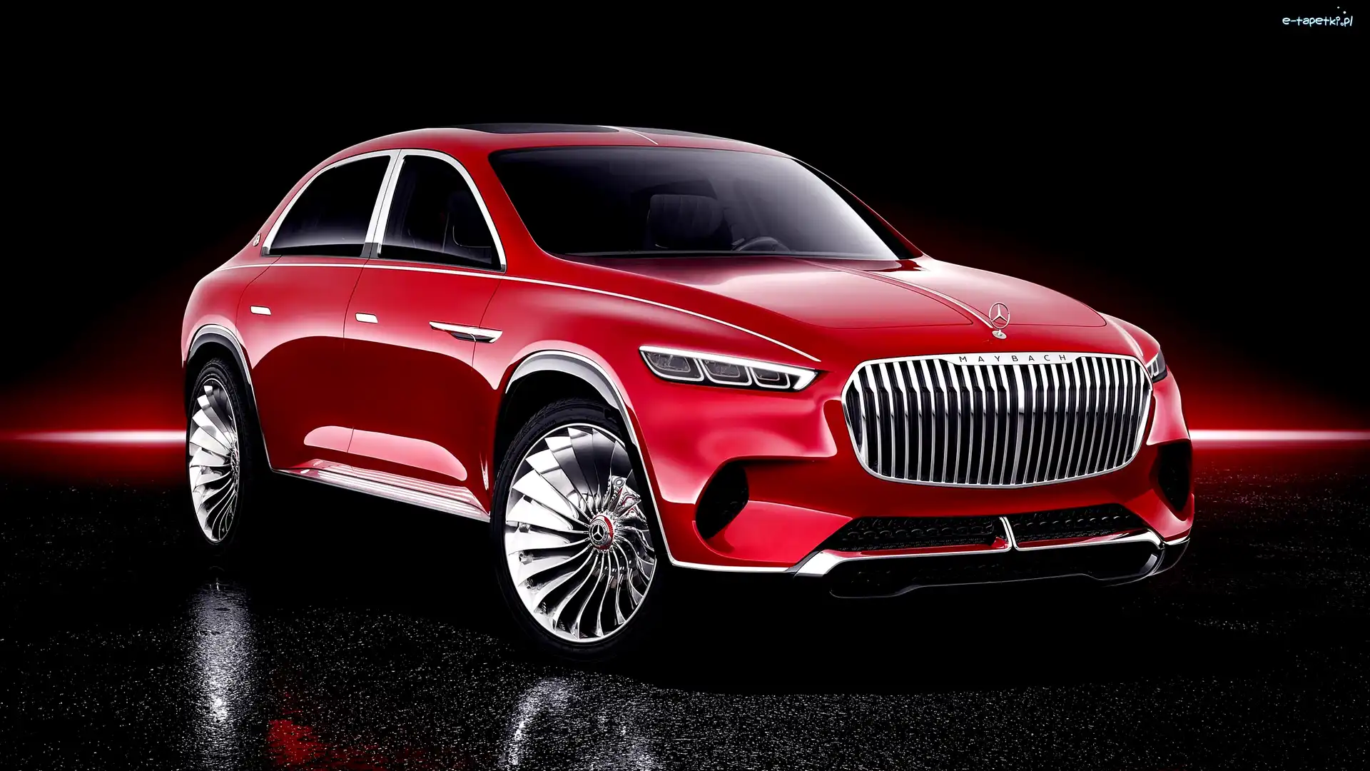SUV, Czarne tło, Concept, Mercedes Maybach Ultimate Luxury