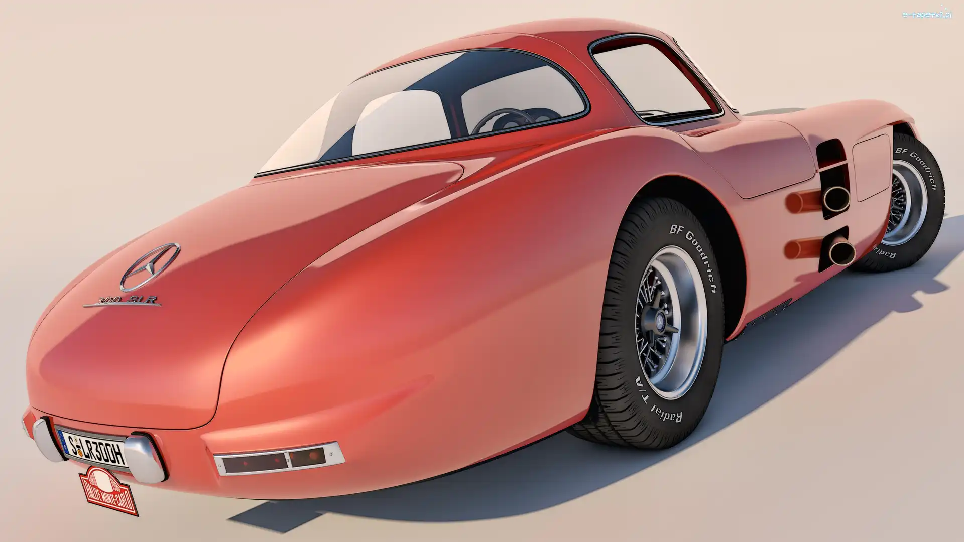 Zabytkowy, 1955, Mercedes-Benz 300 SLR