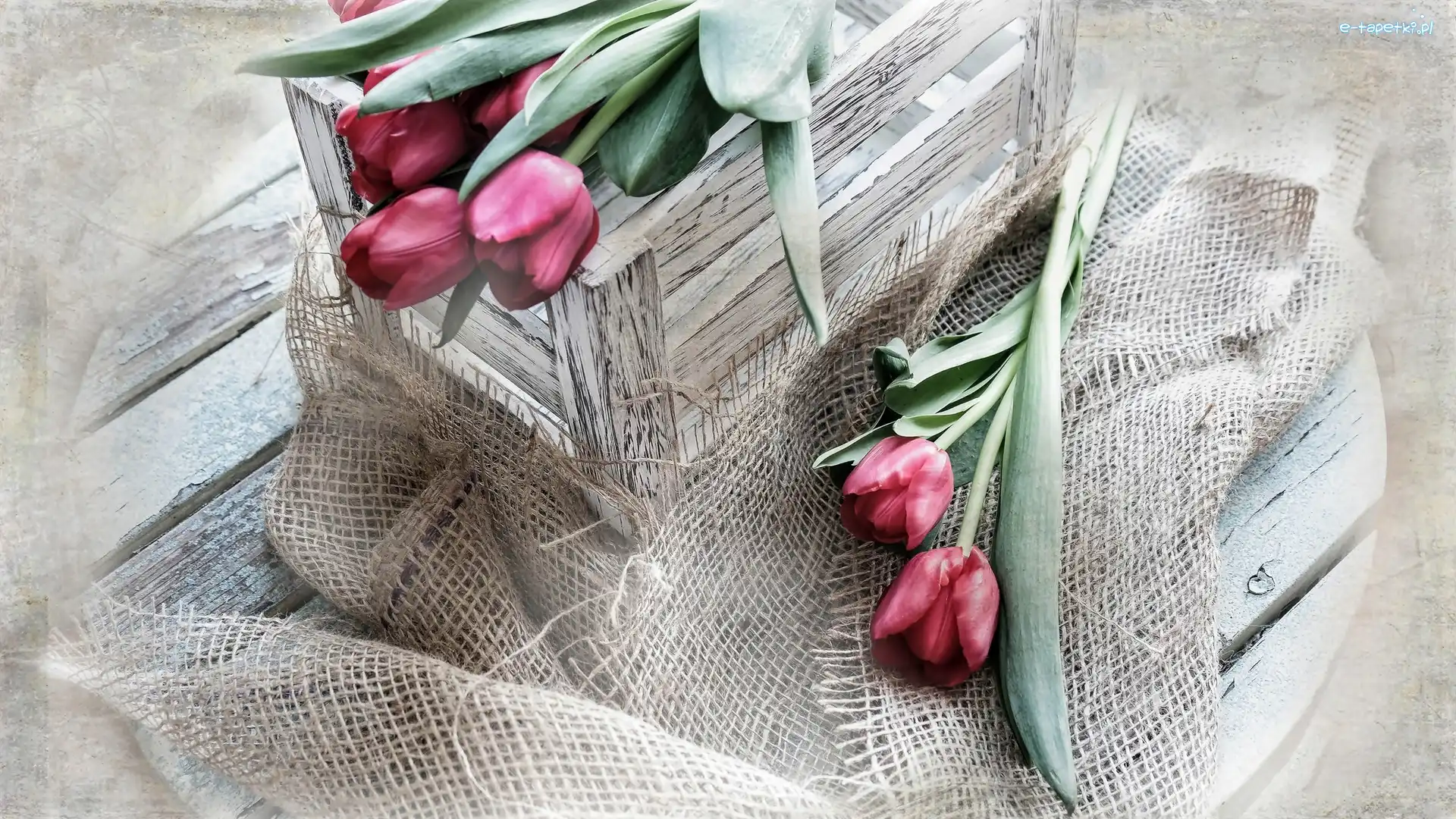 Pudełko, Tulipany