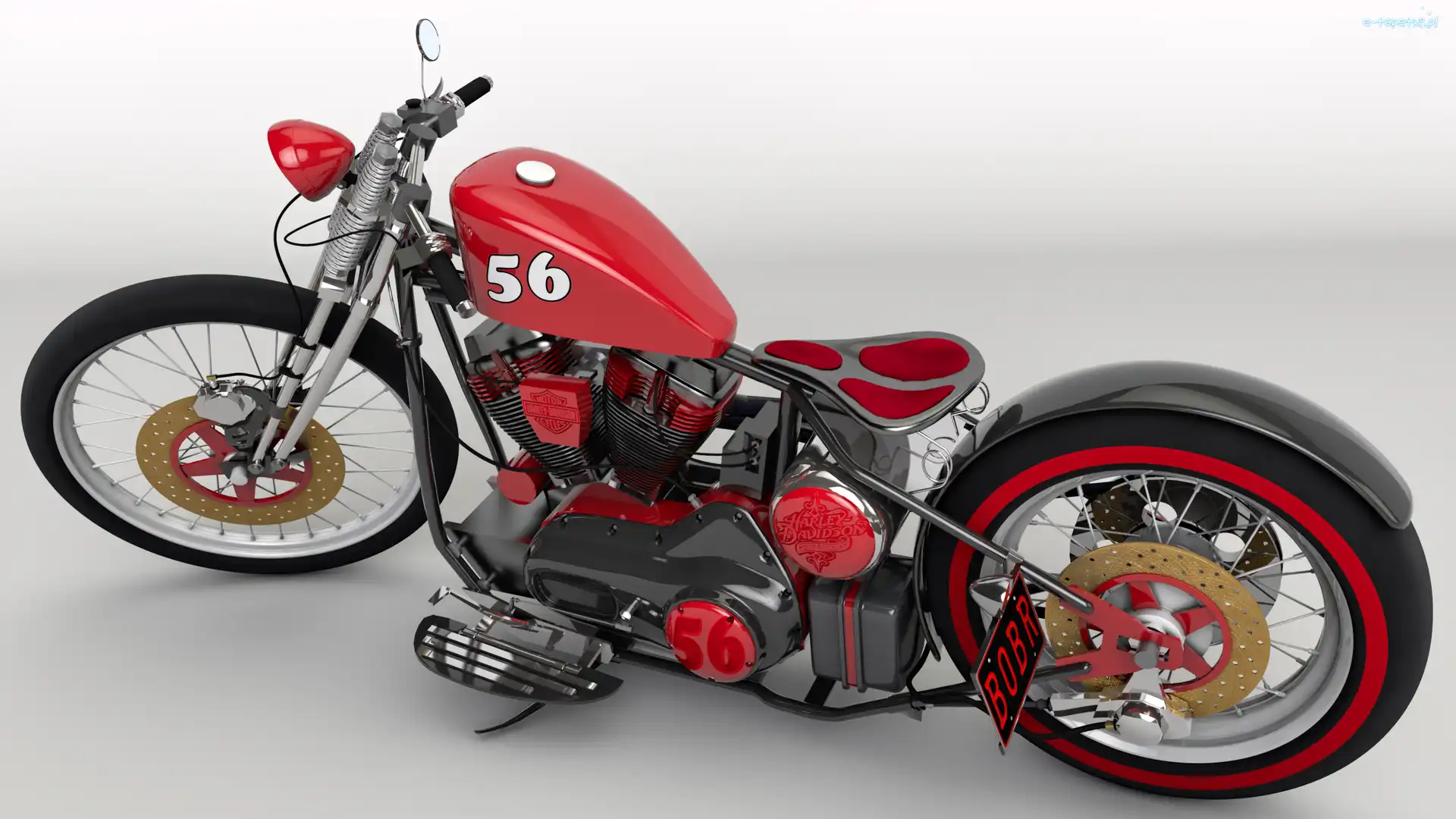 Bobber, Harley Davidson, Motocykl