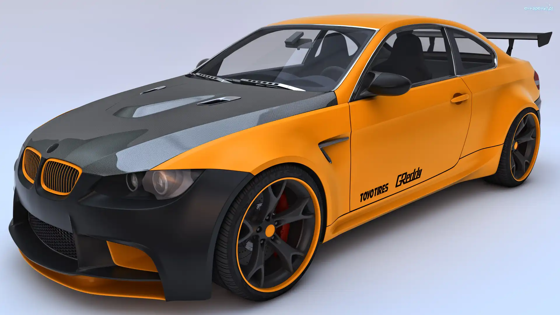 BMW M3 E92, Pomarańczowo-czarne