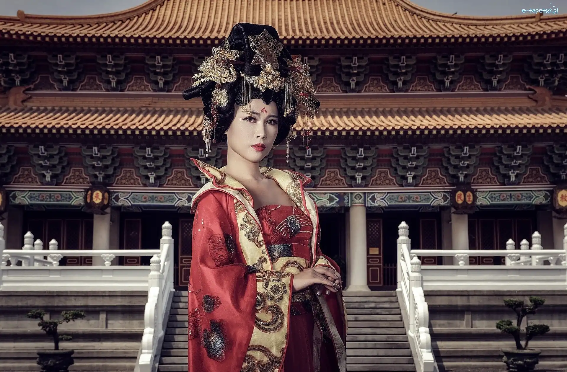 Azjatka, Gejsza, Kimono, Kobieta