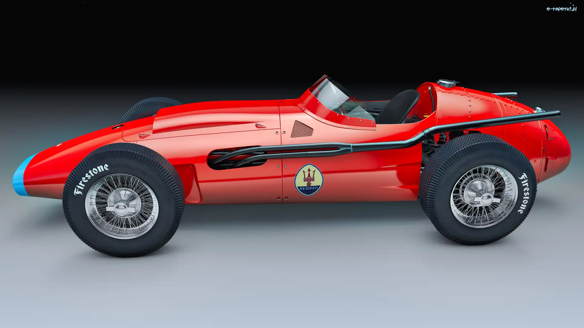 Maserati 250F, Zabytkowy, 1957, Czerwony