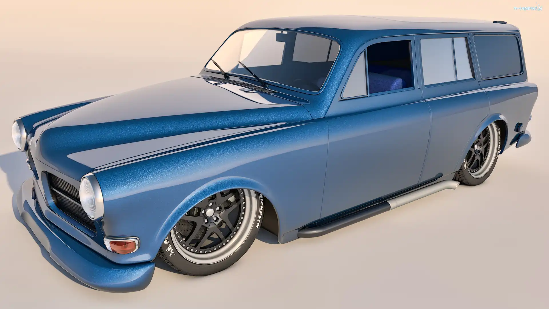 Volvo Amazon Wagon, Zabytkowy, 1961, Niebieskie