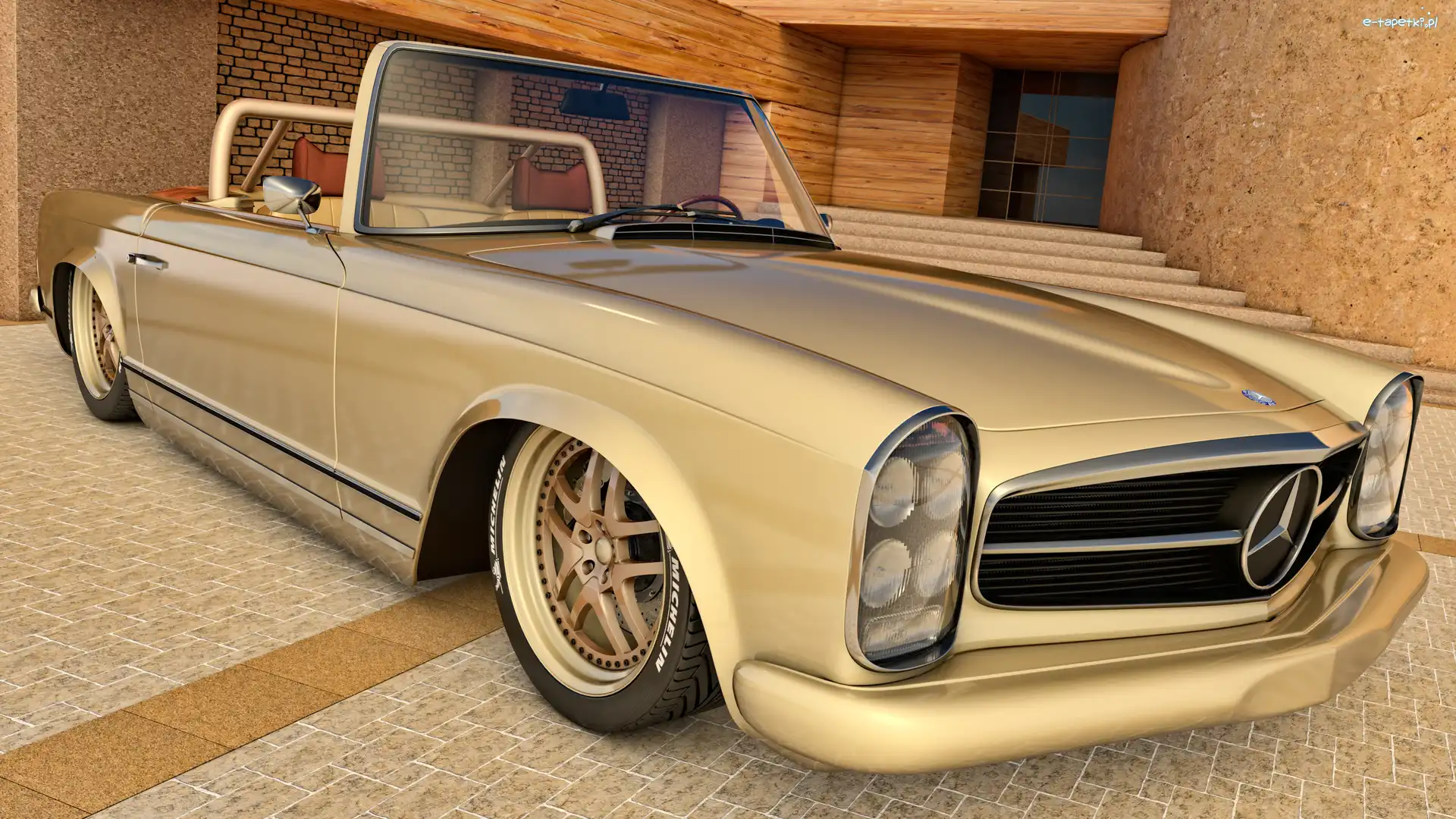Zabytkowy, 1963, Mercedes 230SL