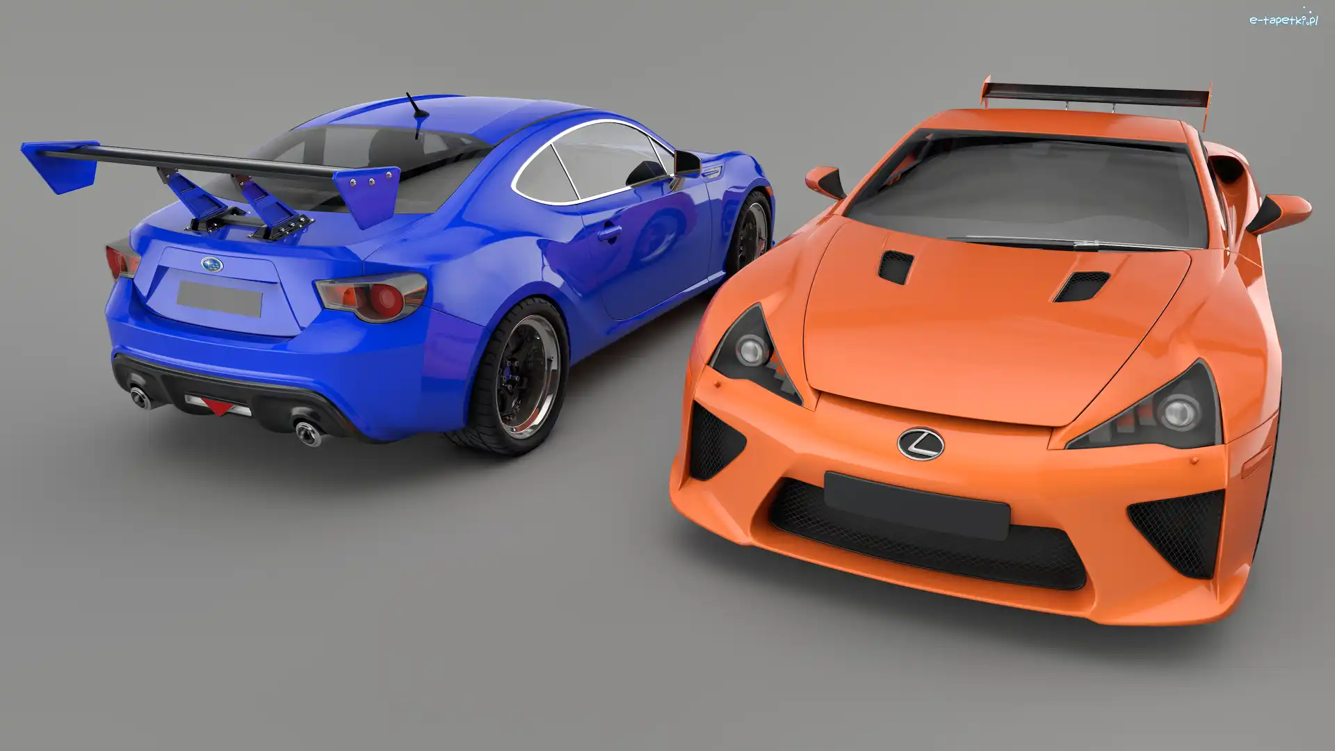 Samochody, Subaru BRZ, Lexus LFA, Dwa