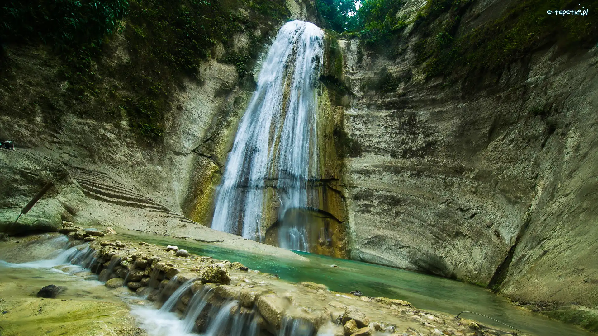 Wyspa Cebu, Skała, Filipiny, Wodospad Dao Falls