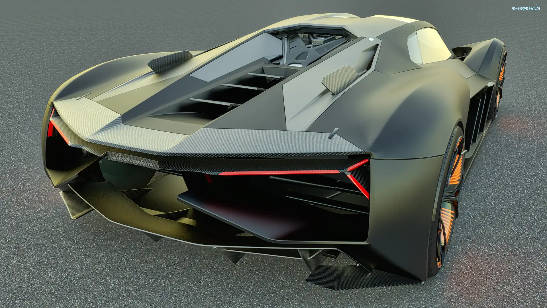 Tył, Lamborghini Terzo Millennio Concept