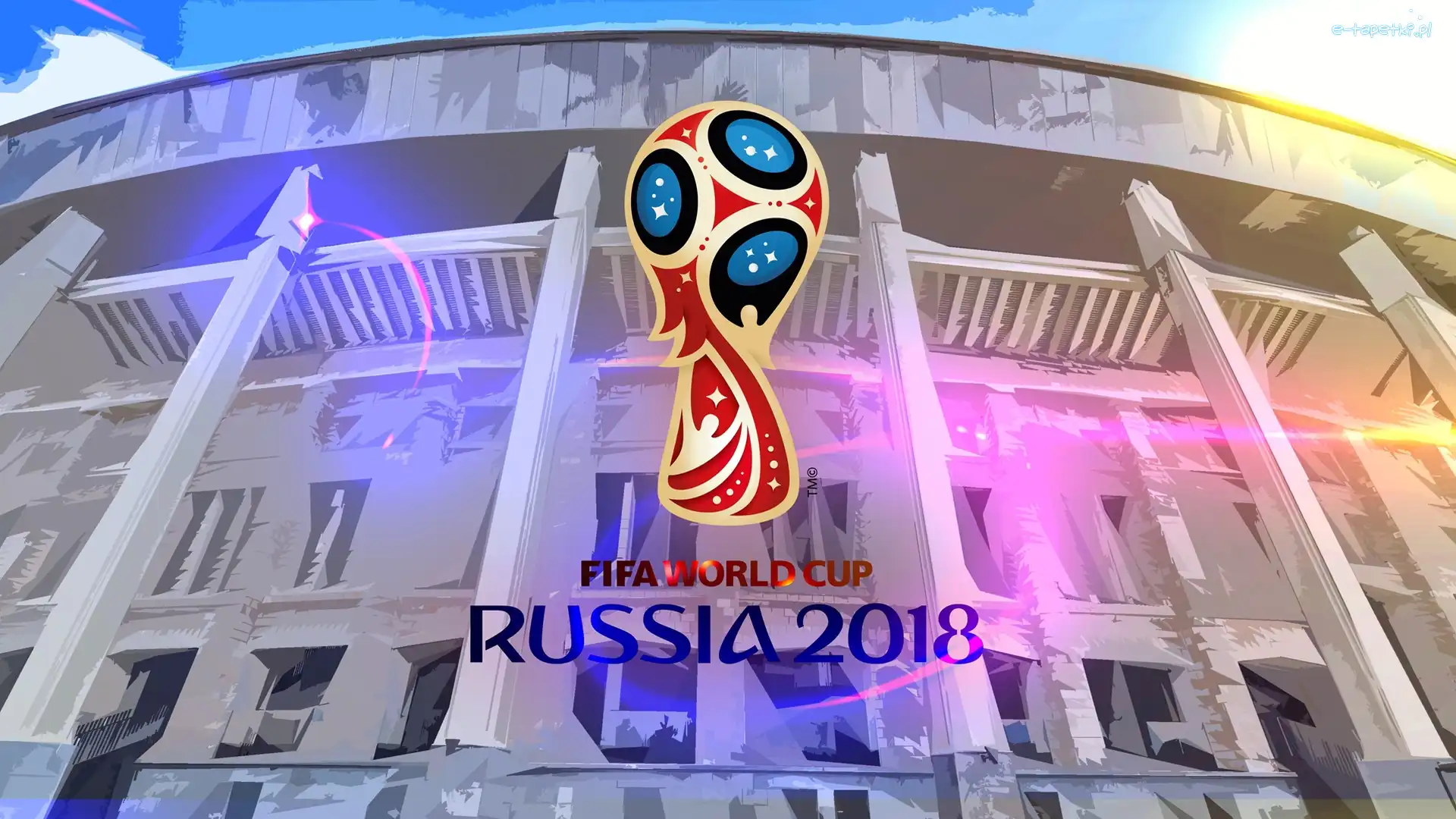Mistrzostwa Świata, Rosja 2018, Mundial, Grafika, Stadion