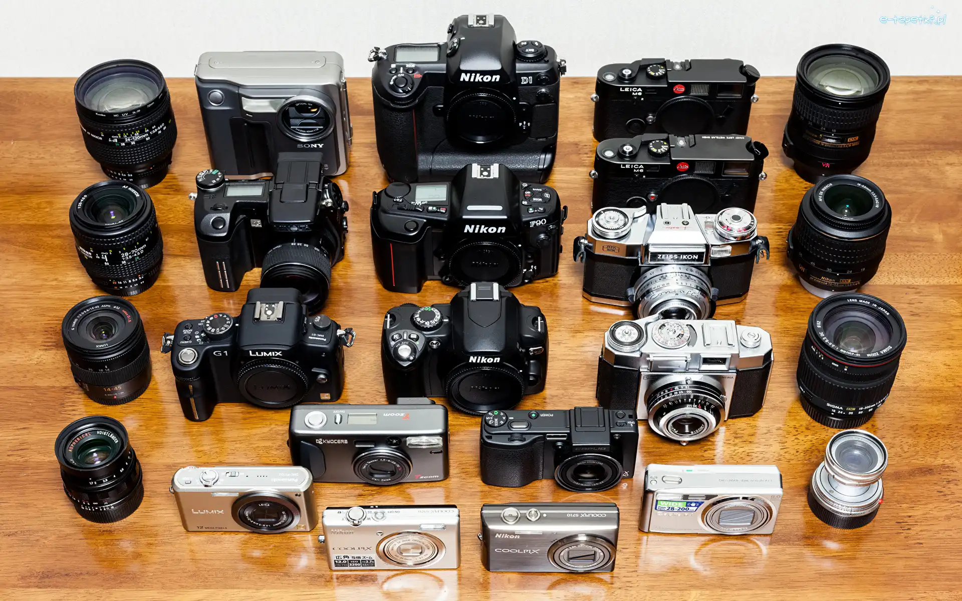 Różne, Obiektywy, Marki, Aparaty fotograficzne