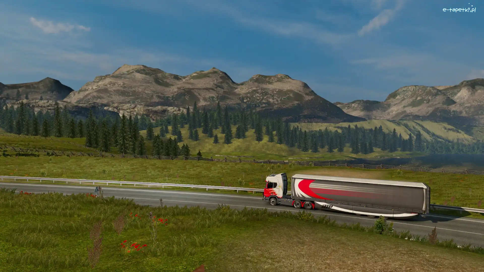 Gra, ETS 2, Euro Truck Simulator 2, Scania, Ciężarówka