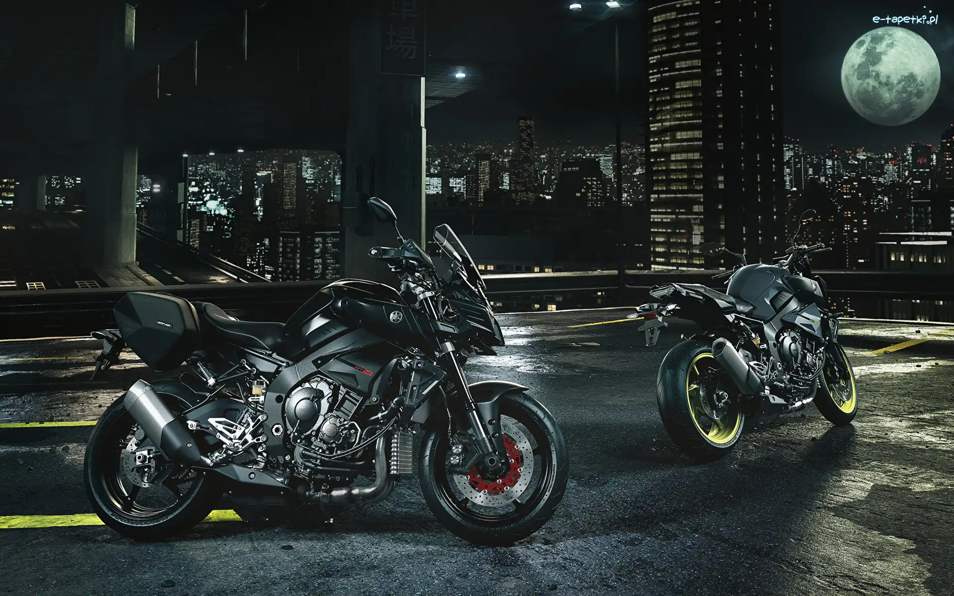 Noc, Yamaha MT 10, Motocykle