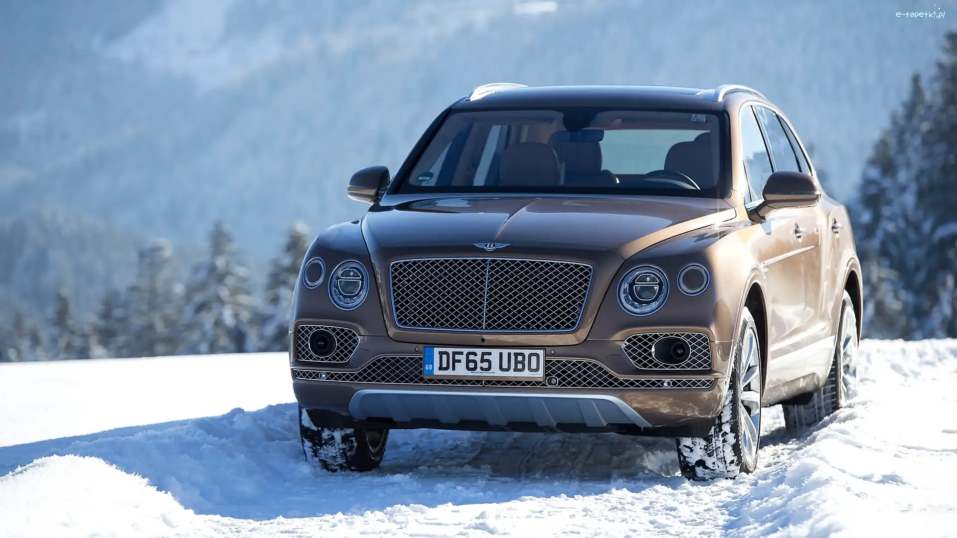 Śnieg, Bentley Bentayga