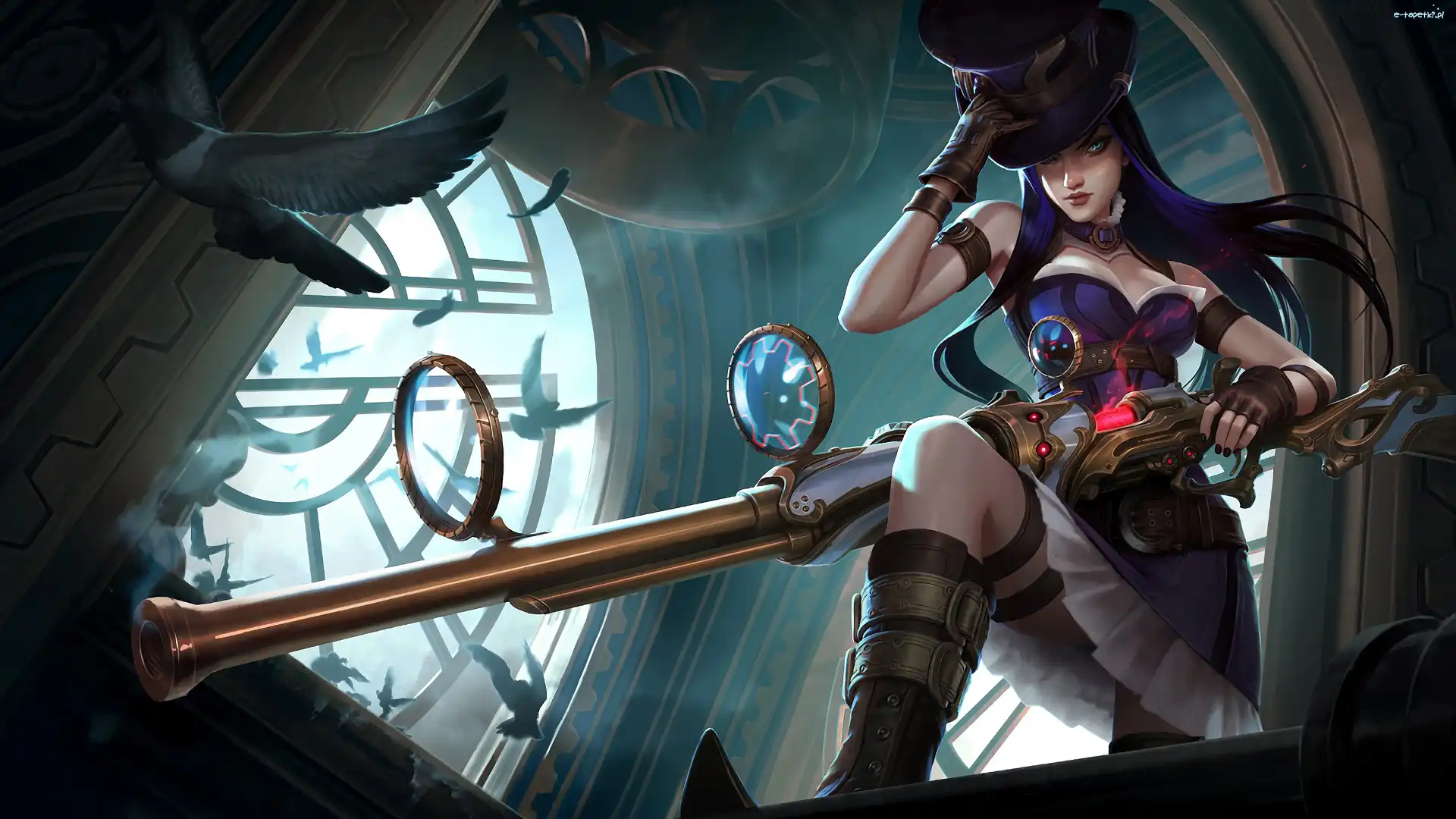Gra, Caitlyn, League of Legends, Kobieta, Postać