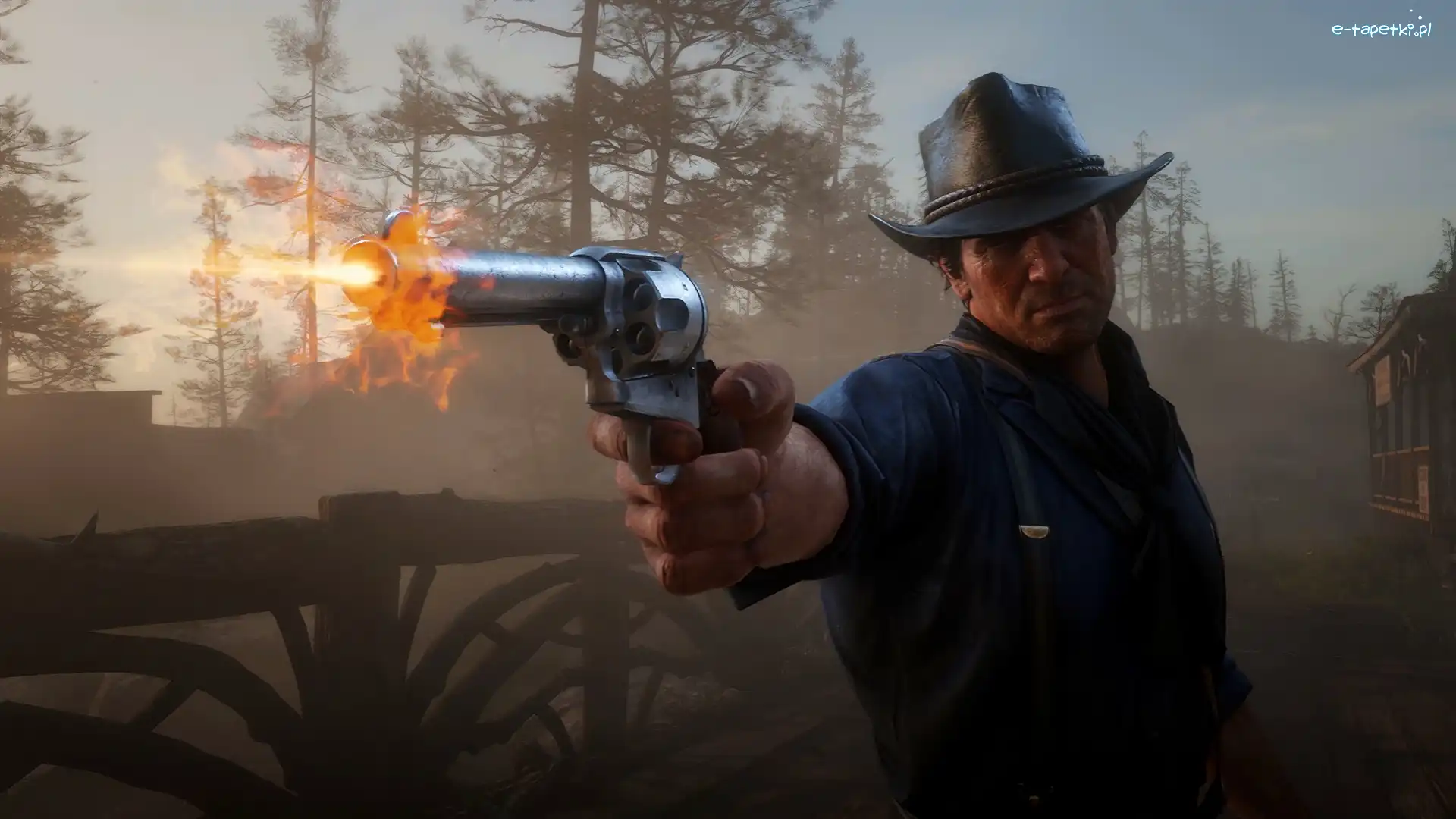 Gra, Kowboj, Red Dead Redemption 2, Rewolwer, Arthur Morgan