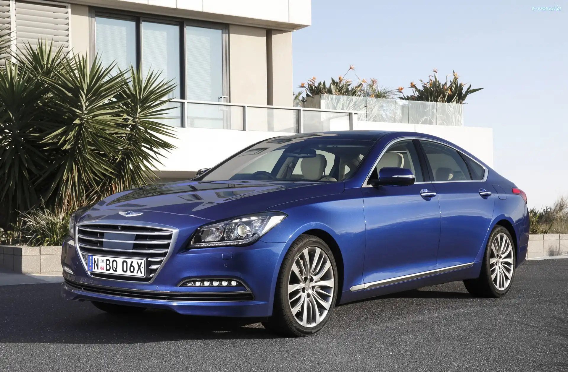 Hyundai Genesis II, Niebieski