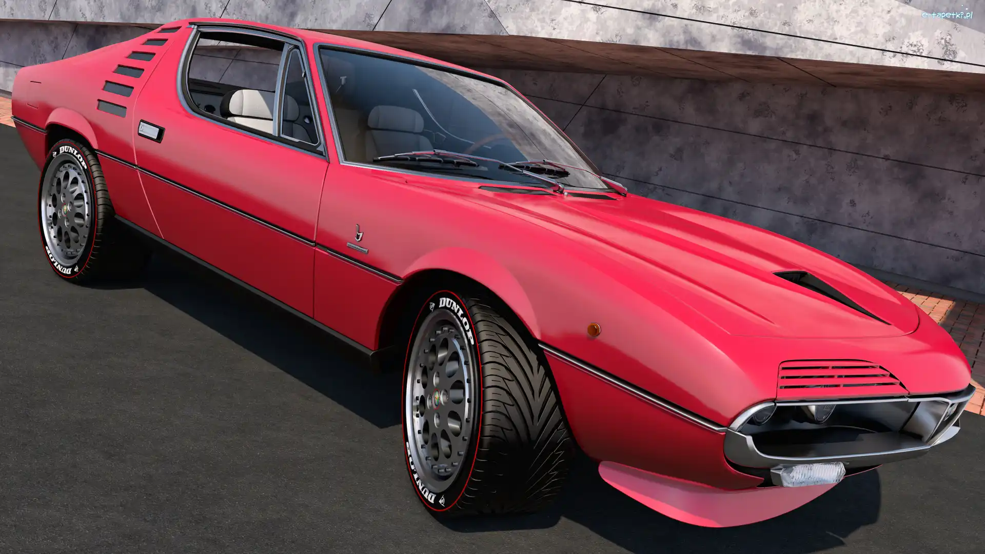 Alfa Romeo Montreal, Zabytkowy, 1970, Czerwony
