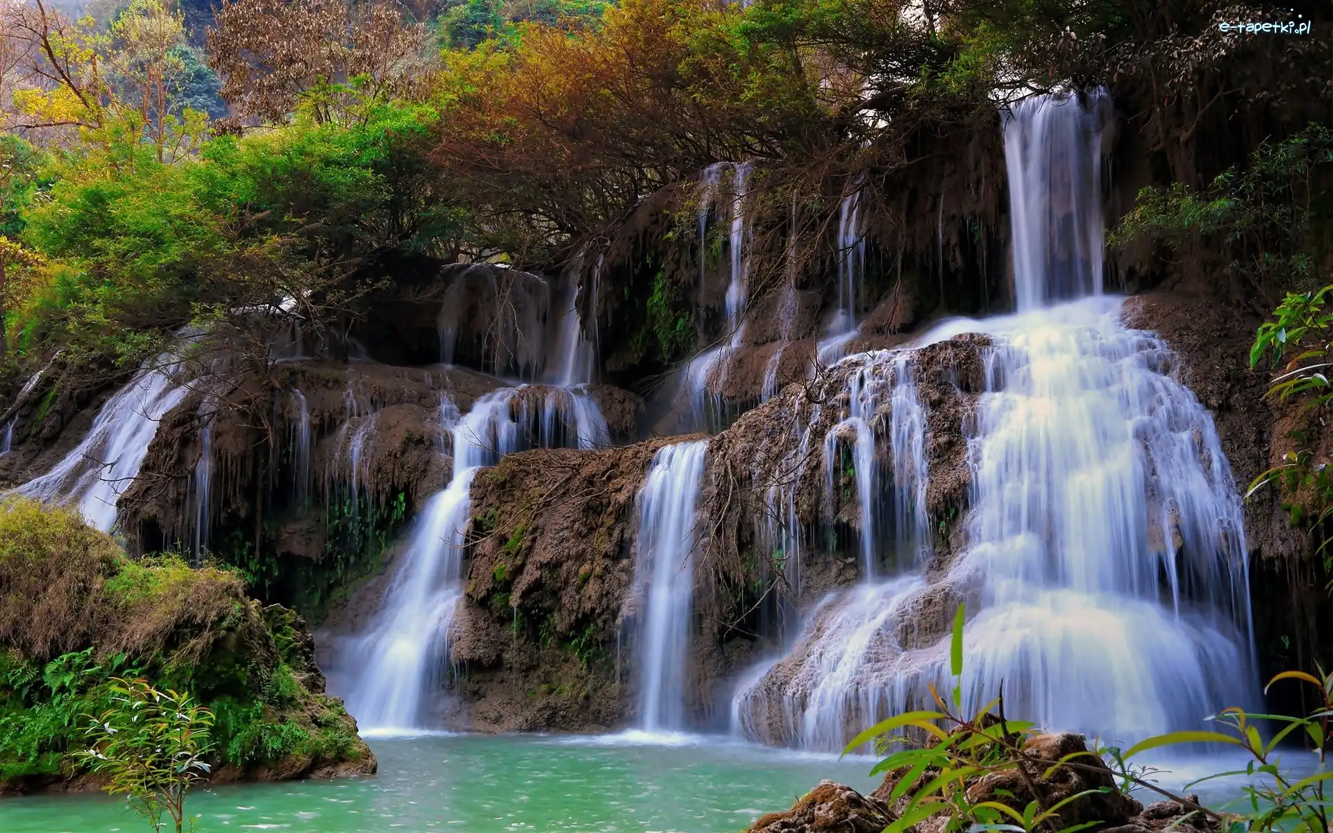 Tajlandia, Wodospad Thi Lo Su, Prowincja Tak, Rzeka Mae Klong, Las