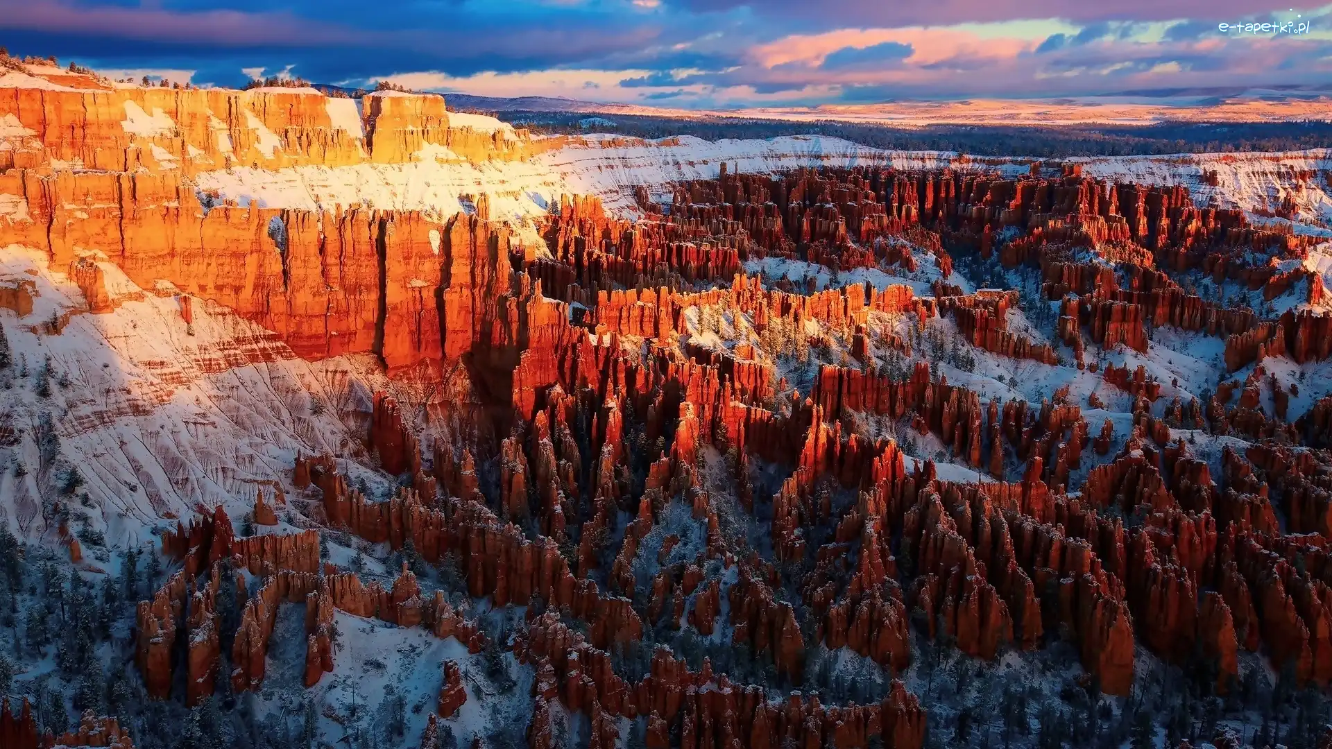 Kanion, Skały, Park Narodowy Bryce Canyon, Stany Zjednoczone, Stan Utah