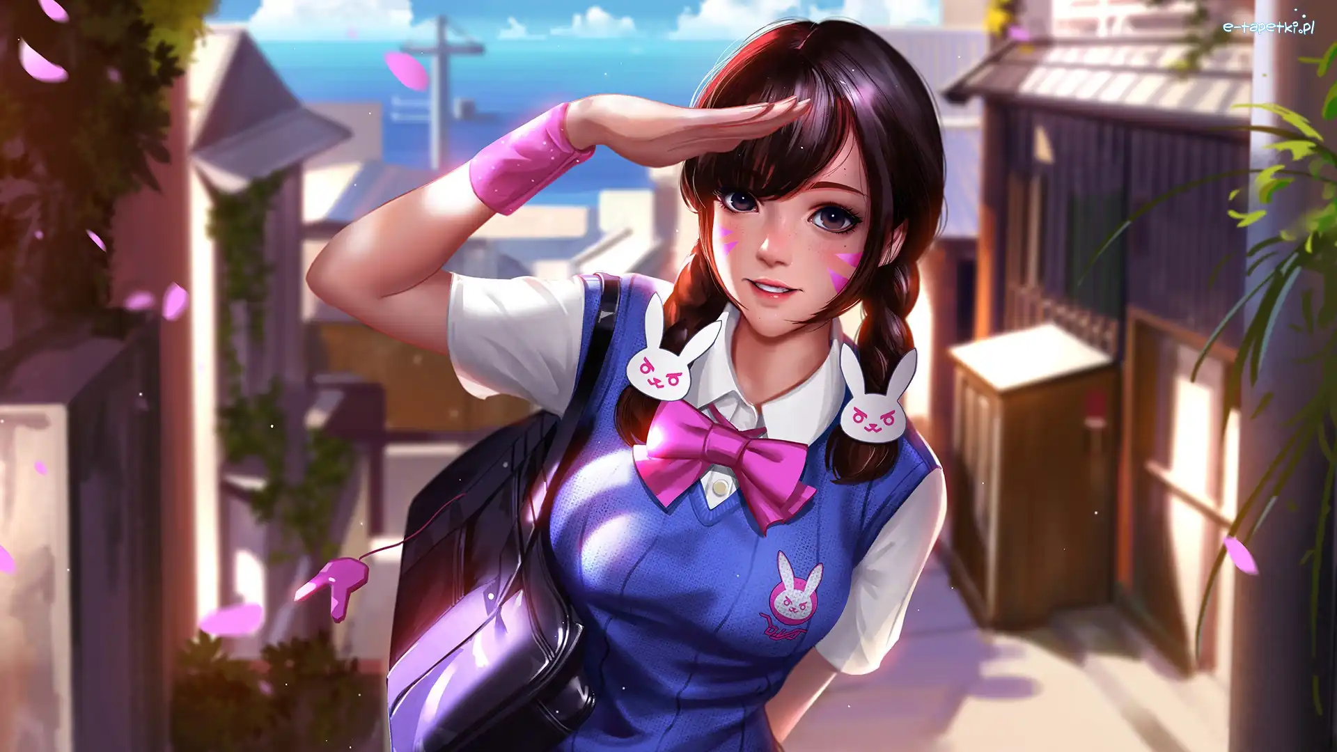 Gra, Pilotka mecha, Overwatch, D.Va, Postać